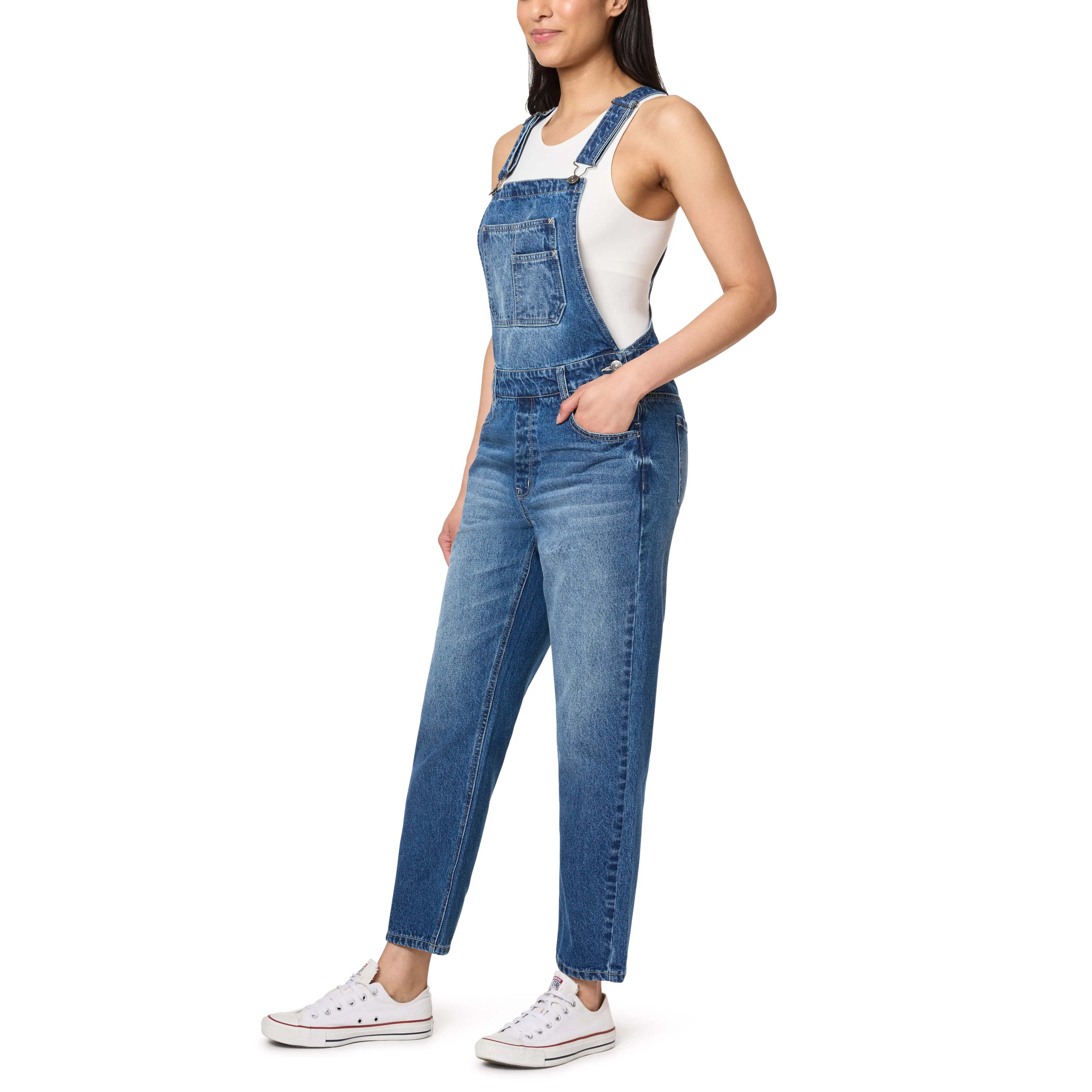 Girlfriend Straight Overalls sold by Wallflower product image thumbnail 3