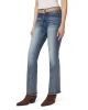 InstaVintage Fearless Curvy Belted Flare High Rise Jeans sold by Wallflower