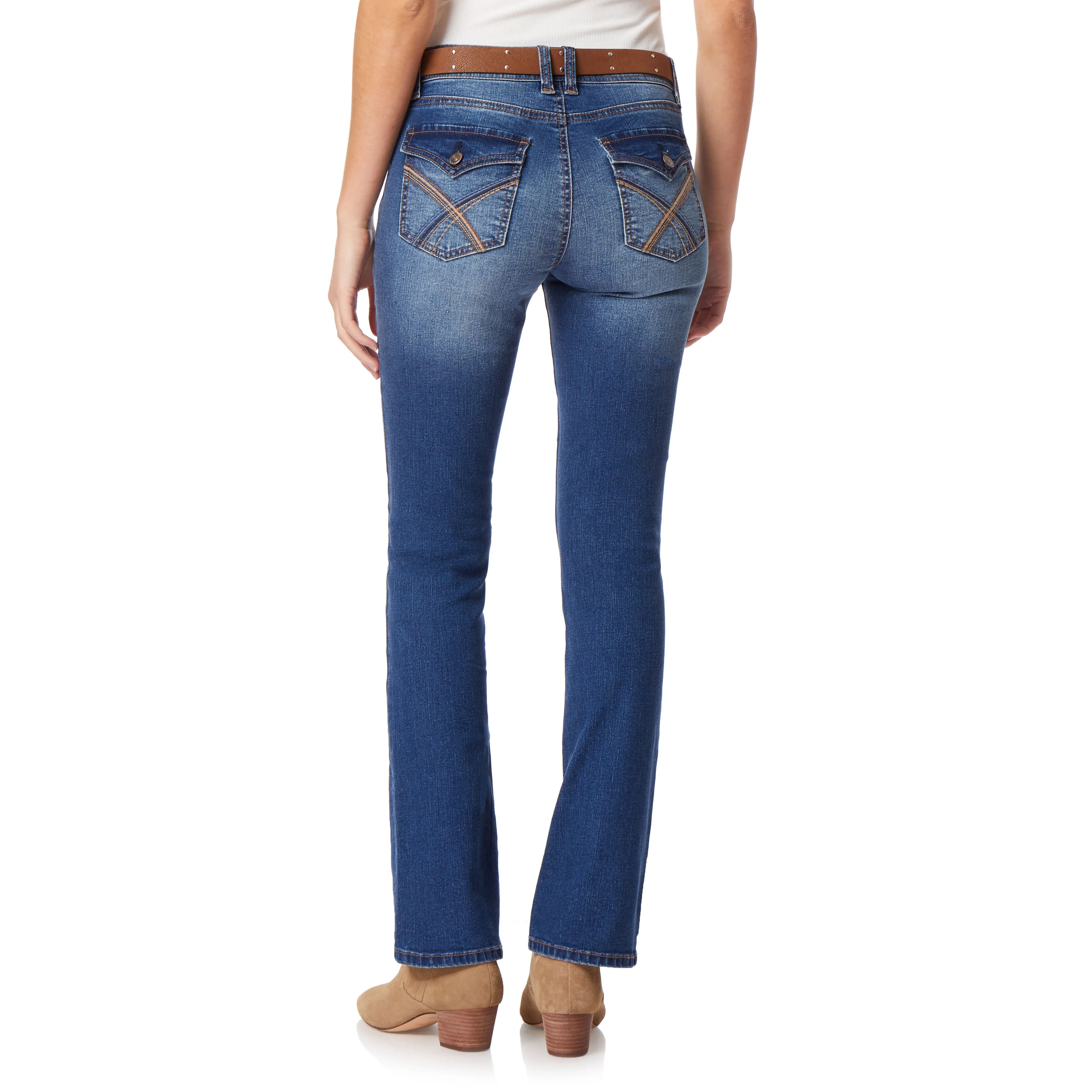 InstaStretch Legendary Slim Bootcut Jeans sold by Wallflower product image thumbnail 3
