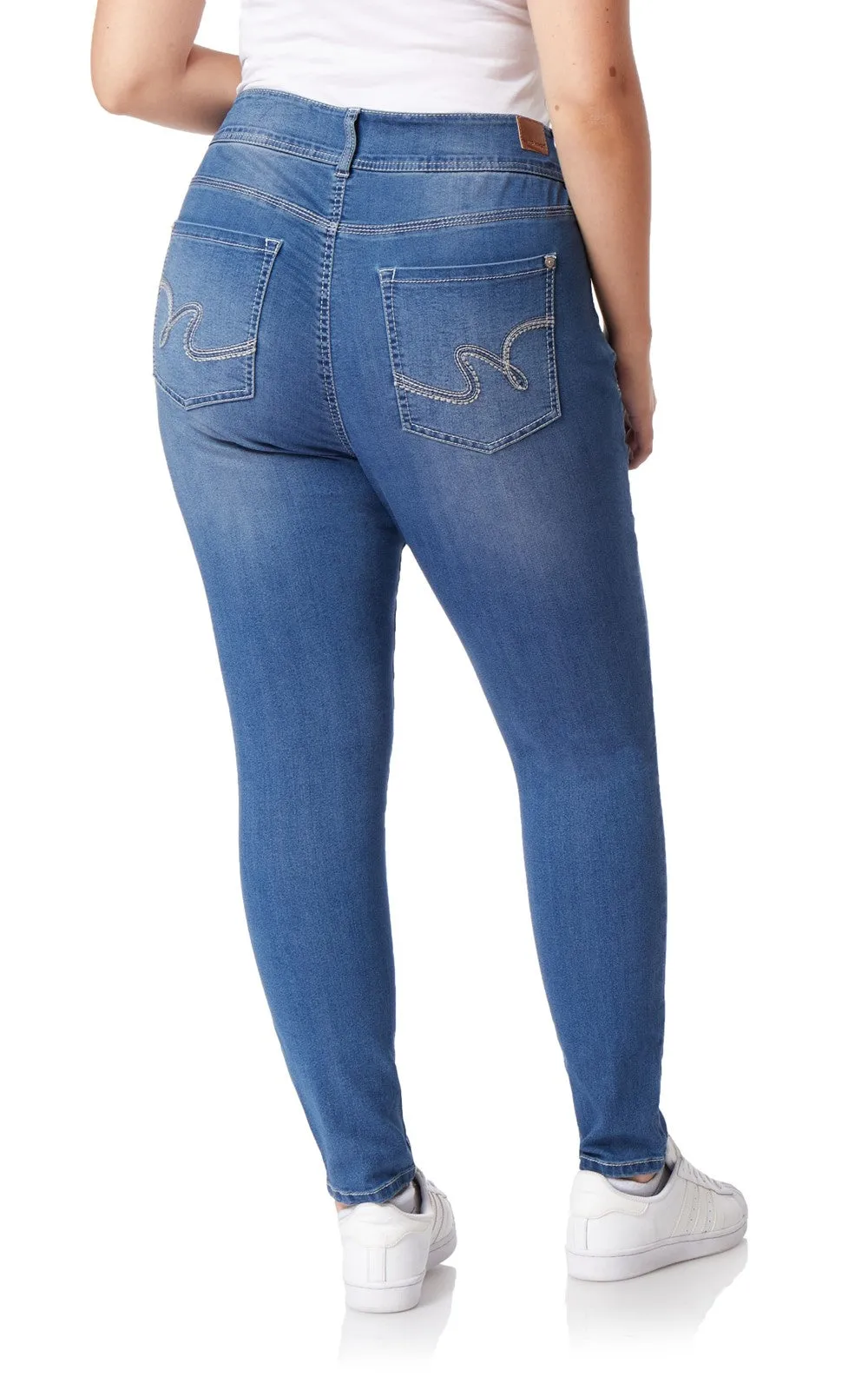 InstaSoft® Ultra Fit Skinny Jeans sold by Wallflower product image thumbnail 3