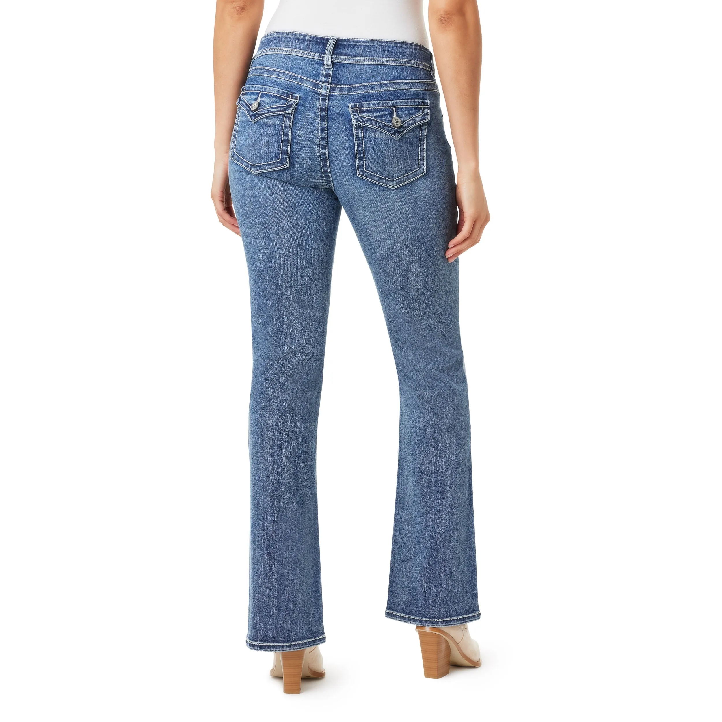 InstaSretch Feisty Curvy Skinny Low Rise Jeans sold by Wallflower product image thumbnail 4
