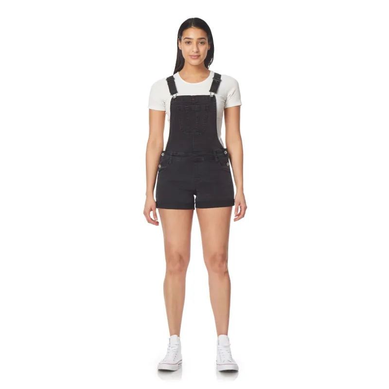 Basic Denim Shortalls sold by Wallflower