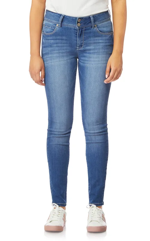 Insta Soft Ultra Fit Skinny Jeans- Long Inseam sold by Wallflower