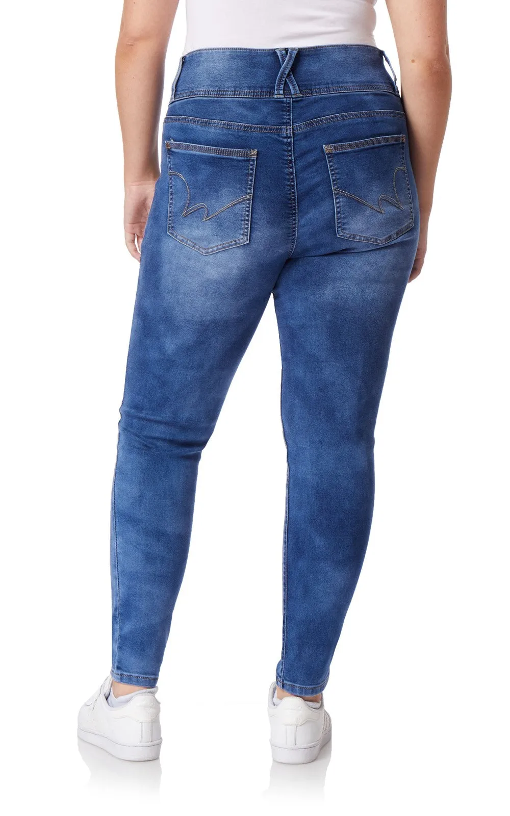 Plus InstaSoft® Sassy Skinny Jeans sold by Wallflower product image thumbnail 3