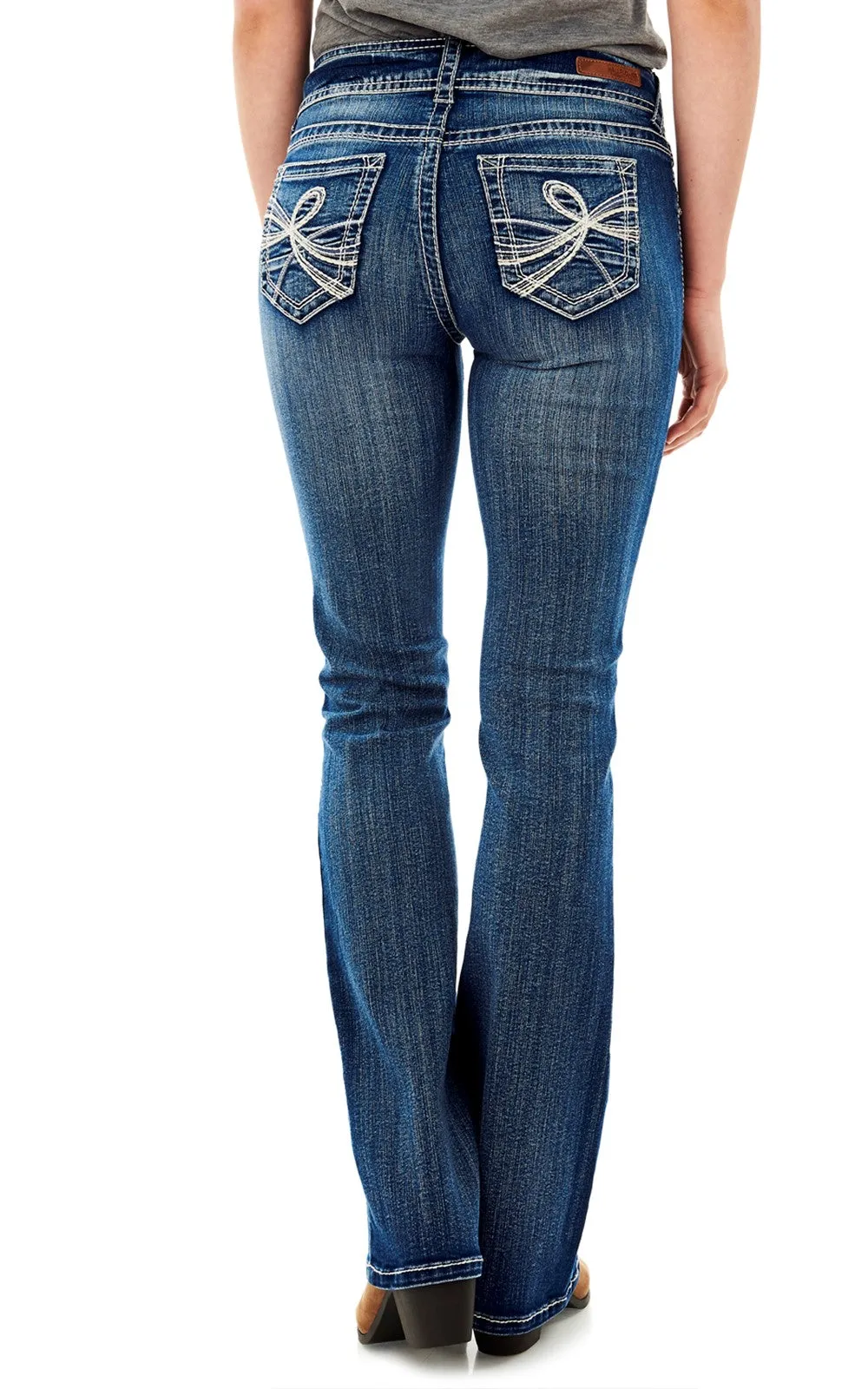 InstaStretch® Luscious Curvy Bootcut Jeans sold by Wallflower product image thumbnail 3