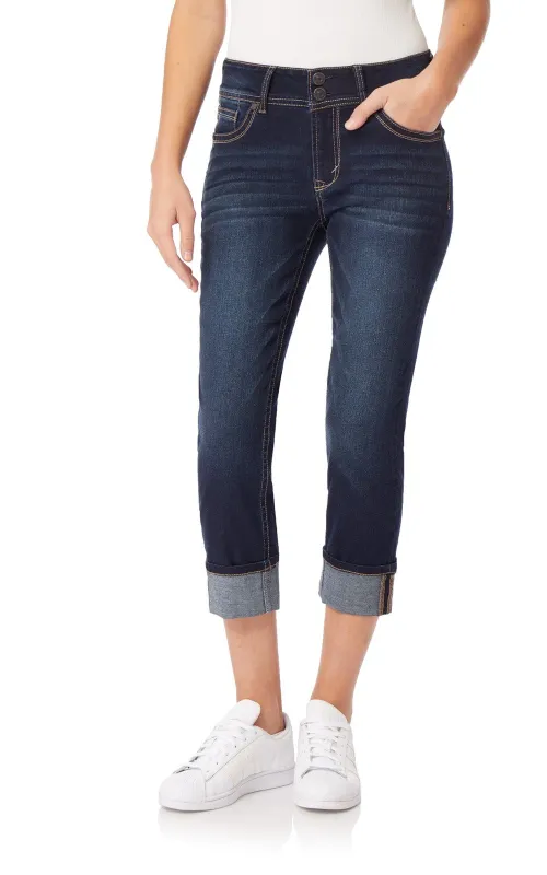 Plus InstaStretch Luscious Curvy Crop Jeans made by Wallflower