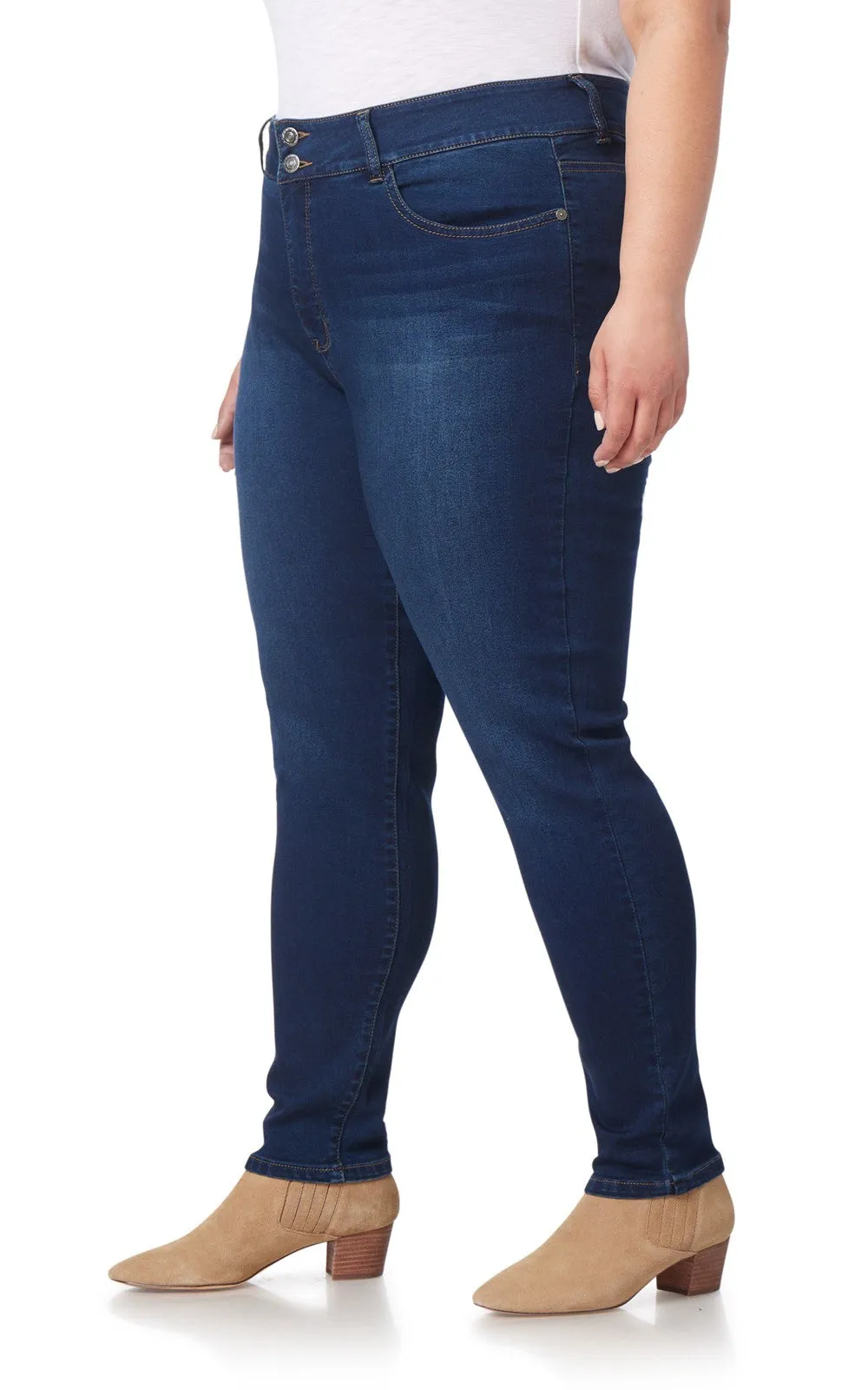 InstaSoft® Ultra Fit Skinny Jeans sold by Wallflower product image thumbnail 5