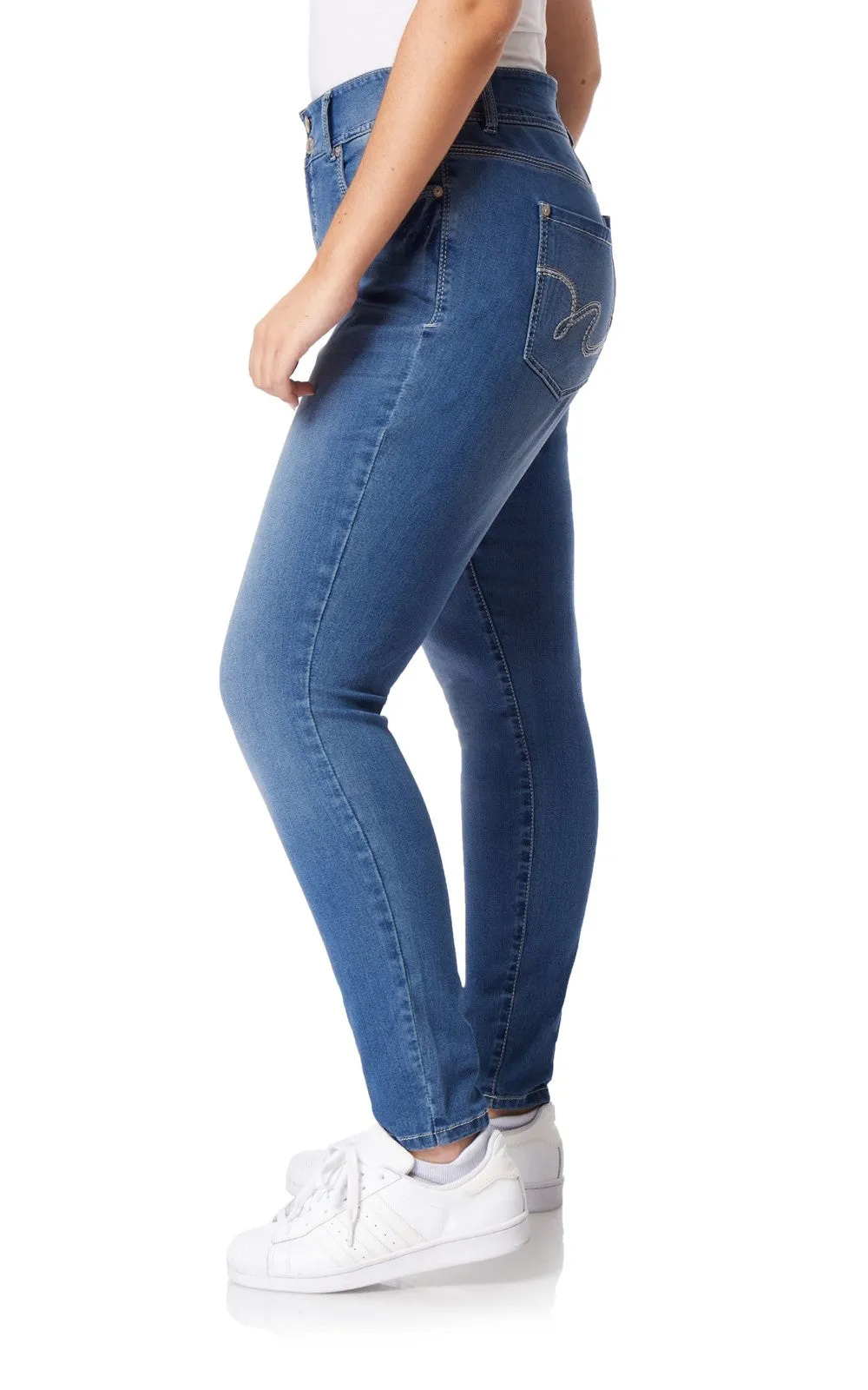 InstaSoft® Ultra Fit Skinny Jeans sold by Wallflower product image thumbnail 5