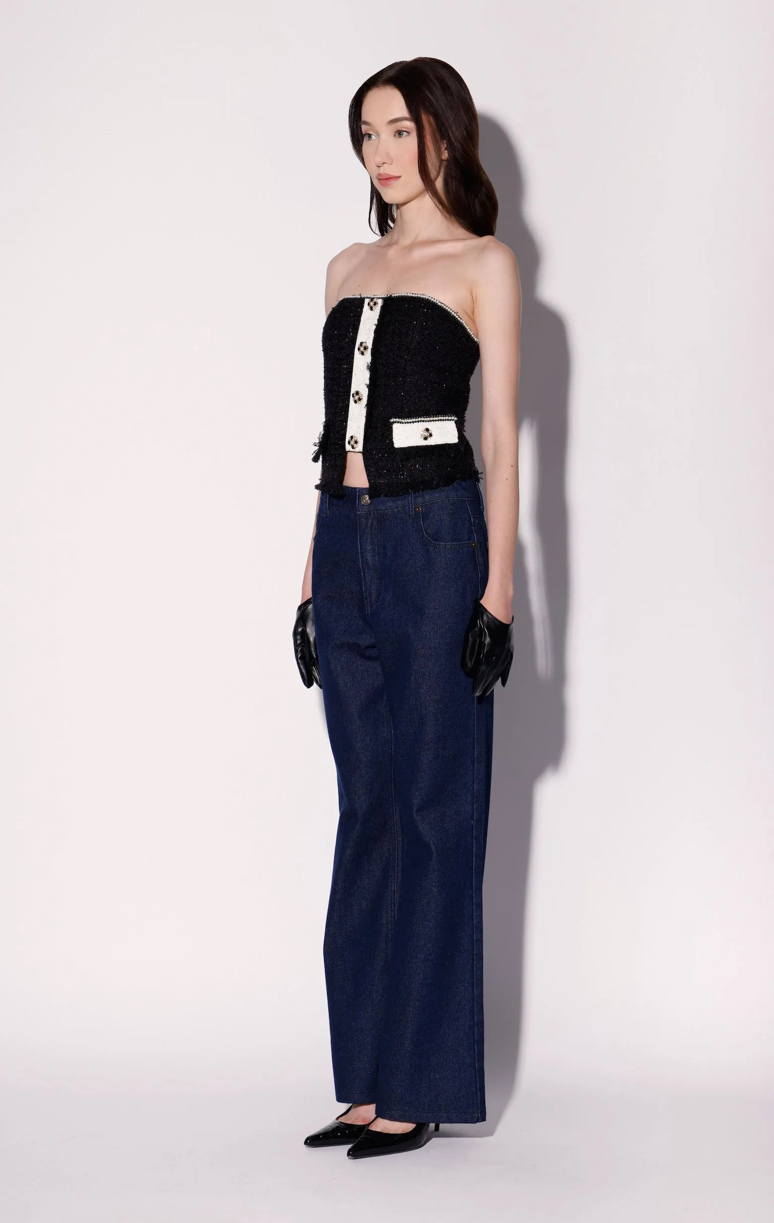 Demi Top, Heiress Tweed sold by Walter Baker product image thumbnail 3