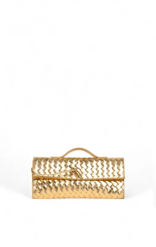 Juliette Clutch, Gold sold by Walter Baker