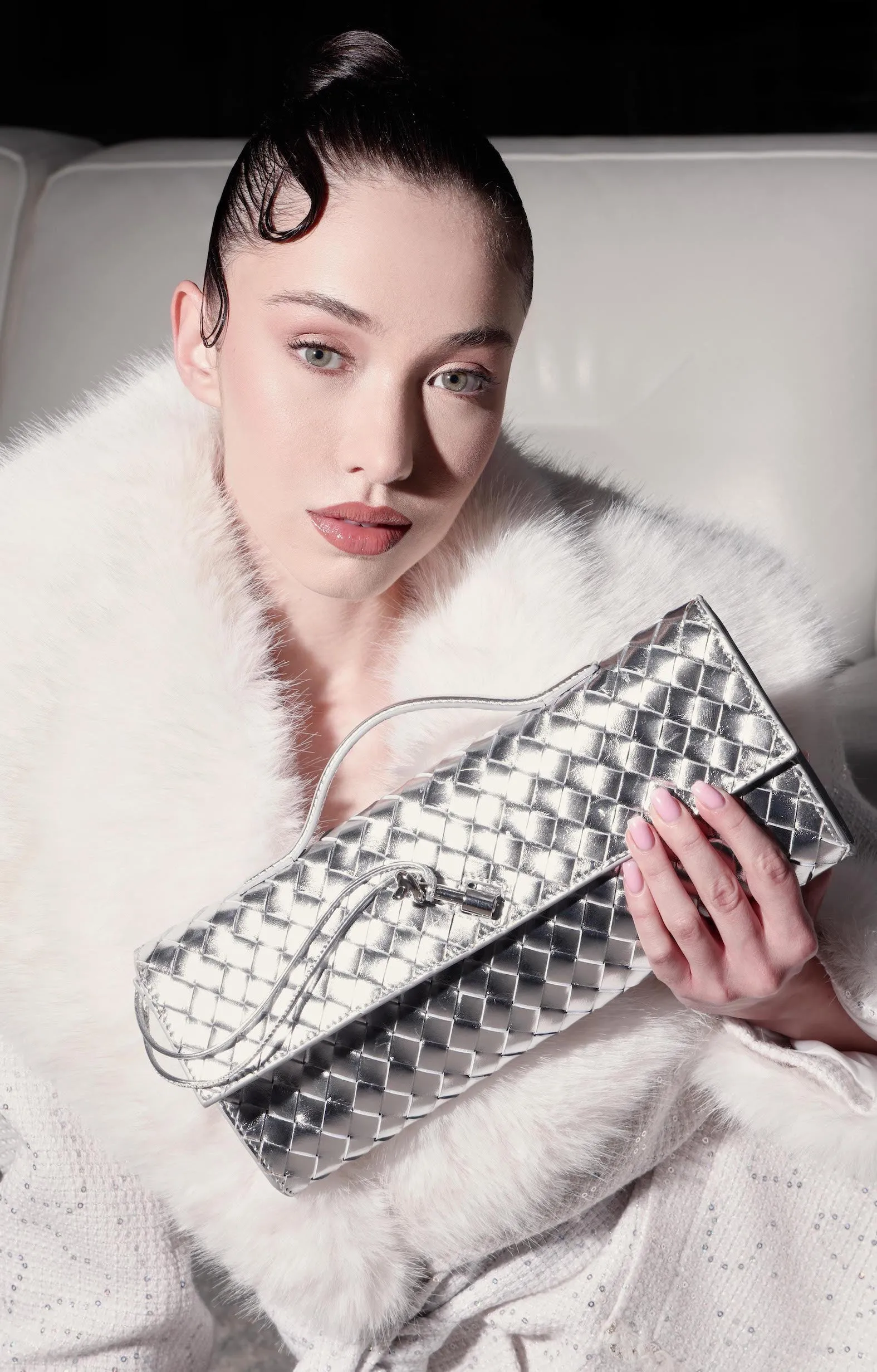 Juliette Clutch, Silver sold by Walter Baker product image thumbnail 2