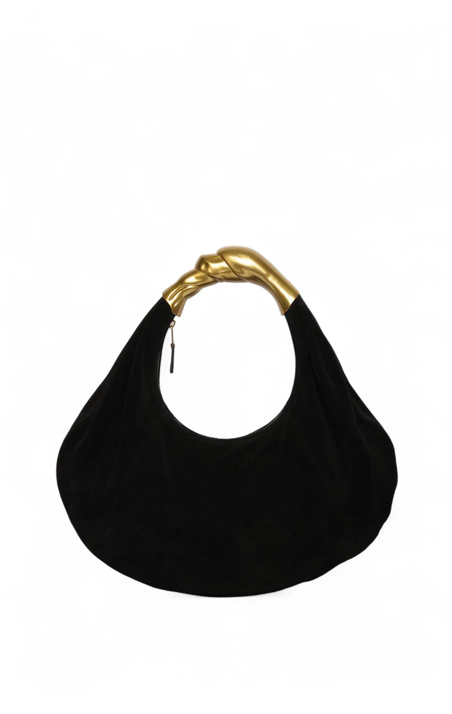 Lennon Mini Hobo, Black Suede sold by Walter Baker
