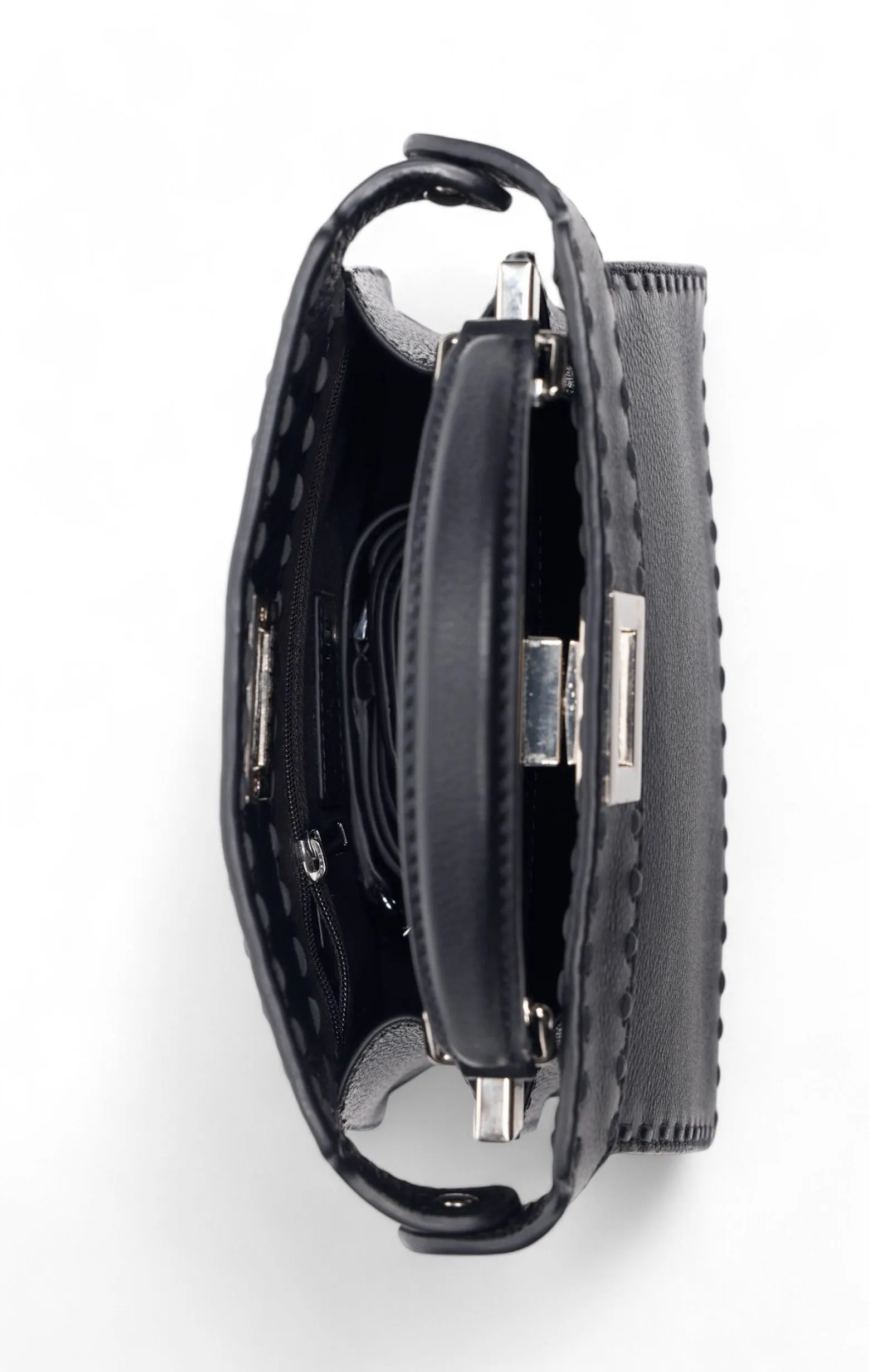 Reed Mini Satchel, Black sold by Walter Baker product image thumbnail 4