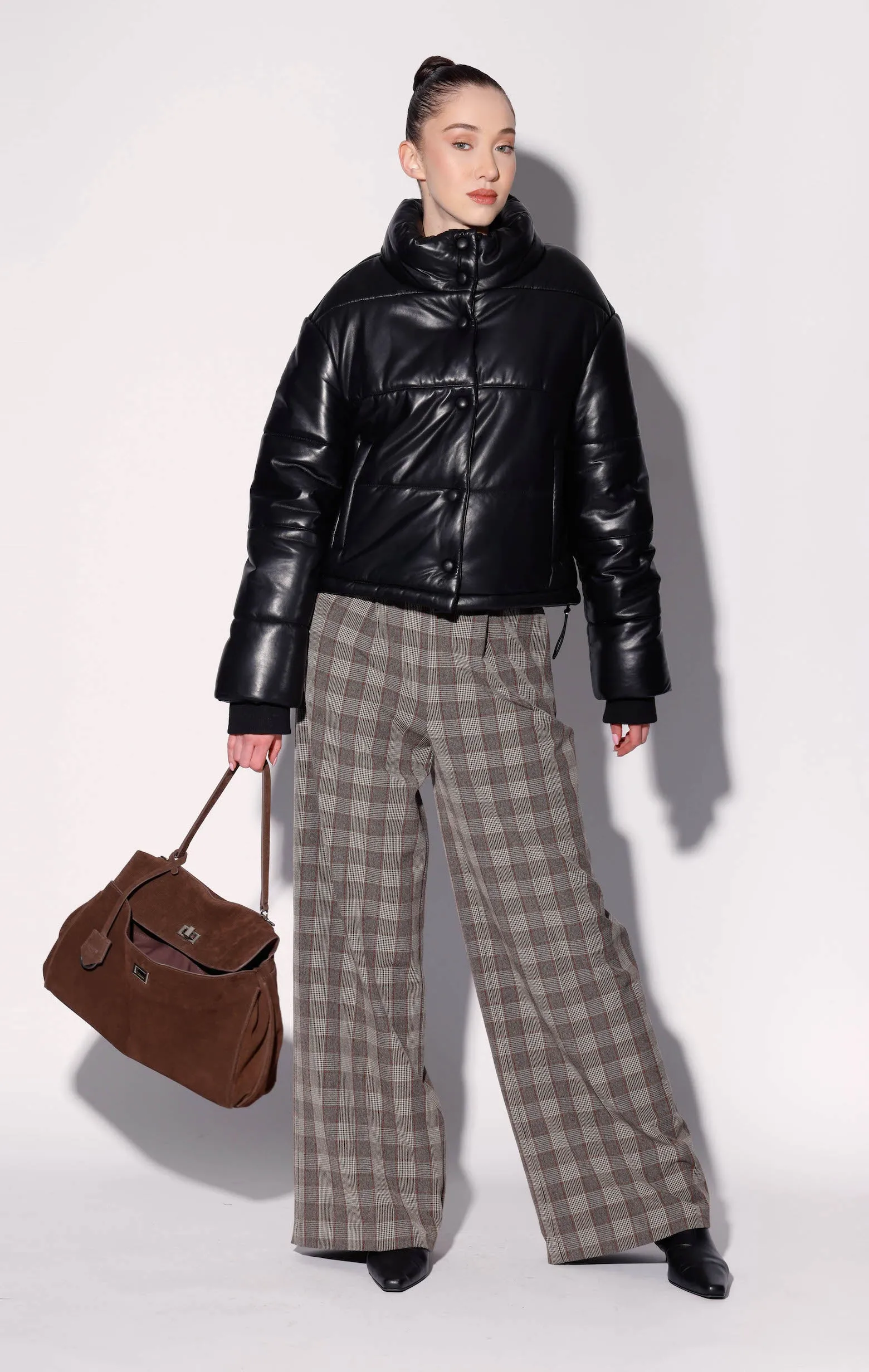 Billie Satchel, Truffle Suede sold by Walter Baker product image thumbnail 2