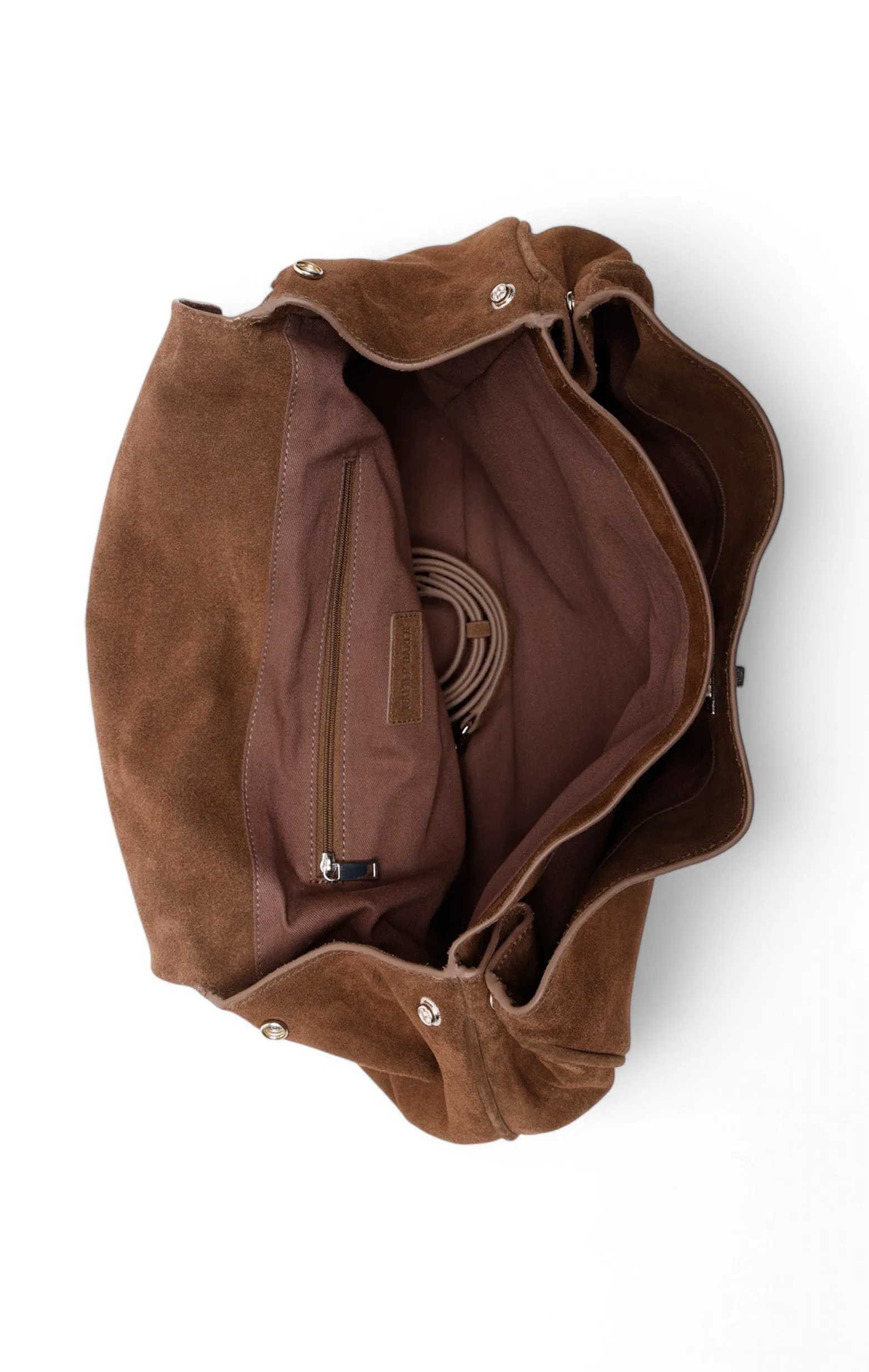 Billie Satchel, Truffle Suede sold by Walter Baker product image thumbnail 3