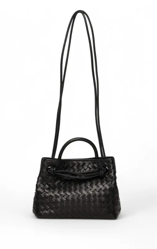 Hazel Mini Tote, Black sold by Walter Baker
