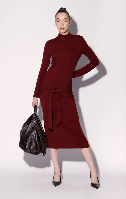 Celeste Dress, Burgundy sold by Walter Baker