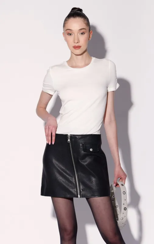 Josephine Skirt, Black - Leather sold by Walter Baker