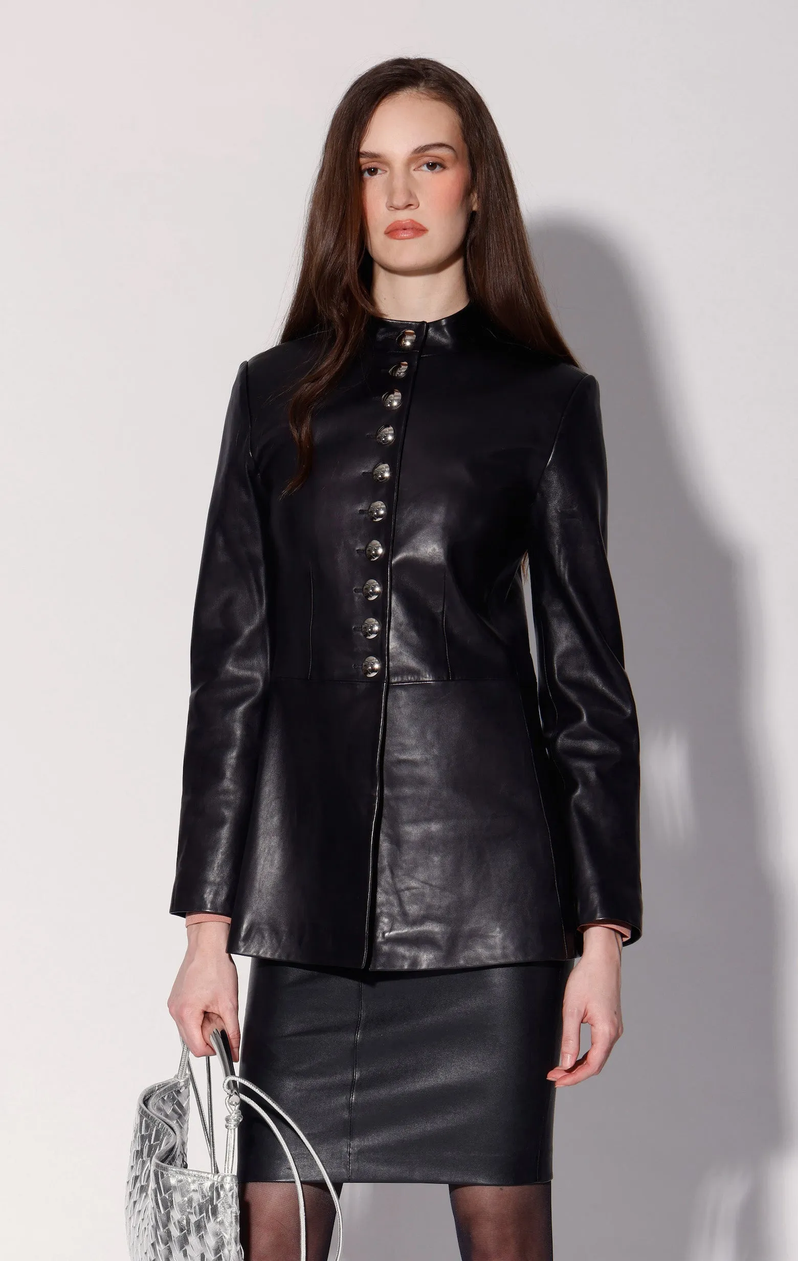 Isabella Jacket, Black - Leather sold by Walter Baker
