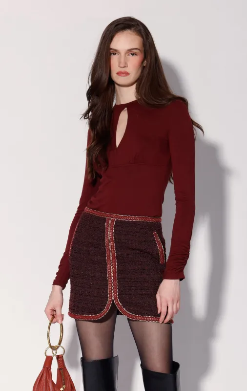 Charlie Top, Burgundy sold by Walter Baker