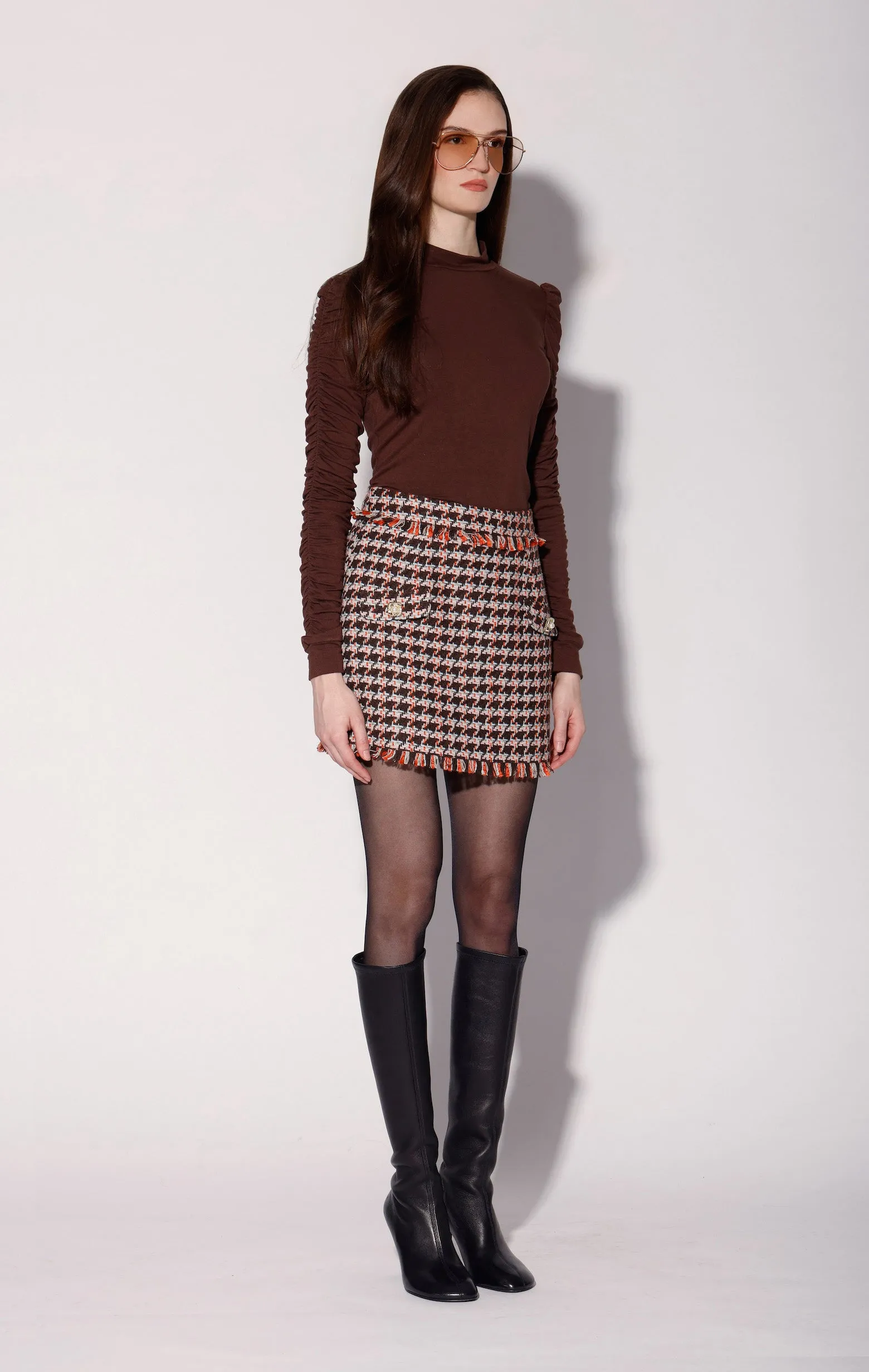 Vallery Skirt, Autumn Tweed sold by Walter Baker product image thumbnail 3