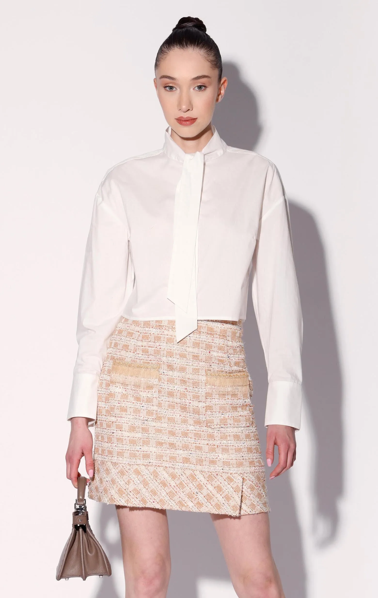 Bree Skirt, Caramel Tweed sold by Walter Baker