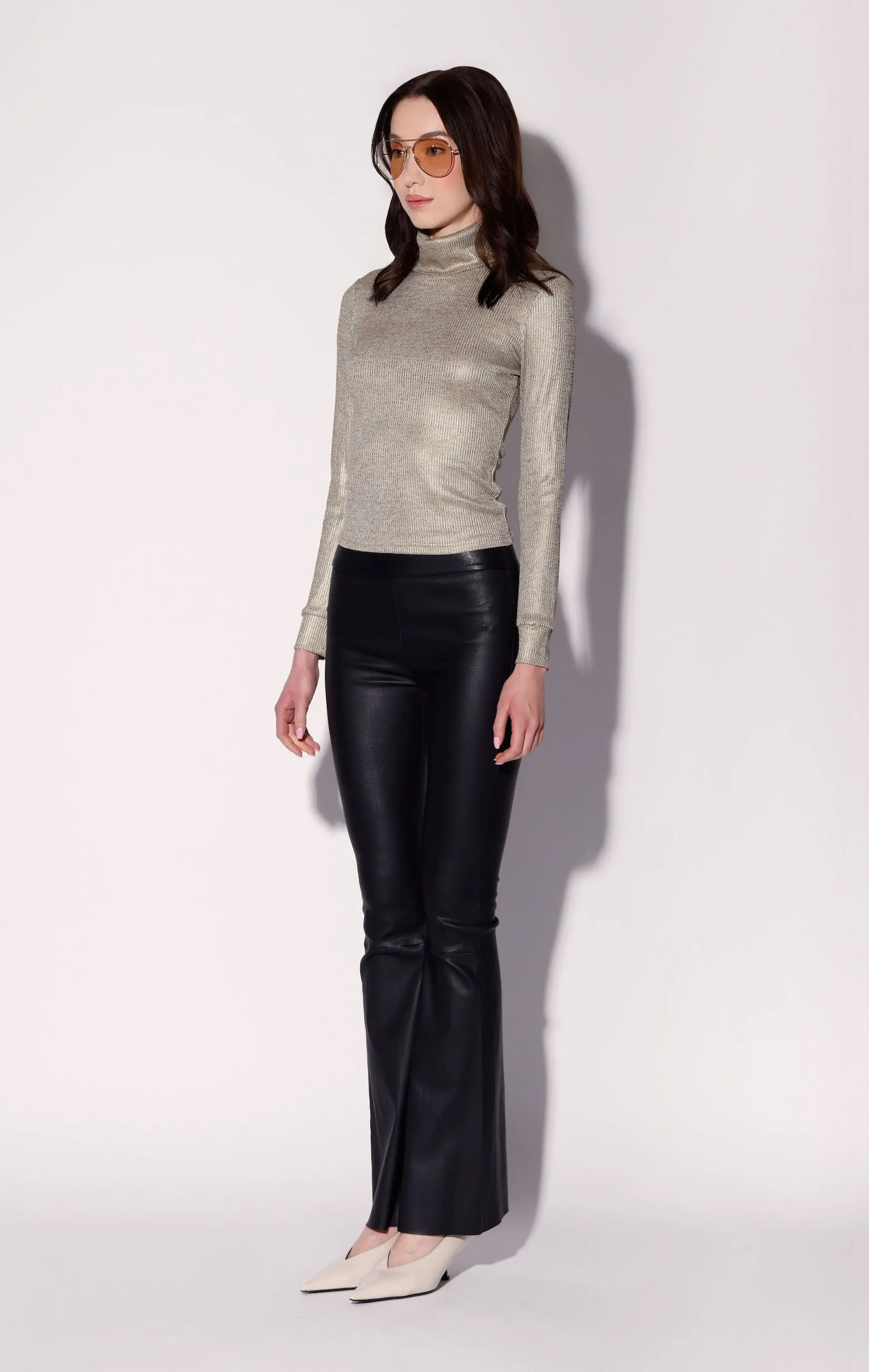 Lexie Pant, Black - Stretch Leather sold by Walter Baker product image thumbnail 3
