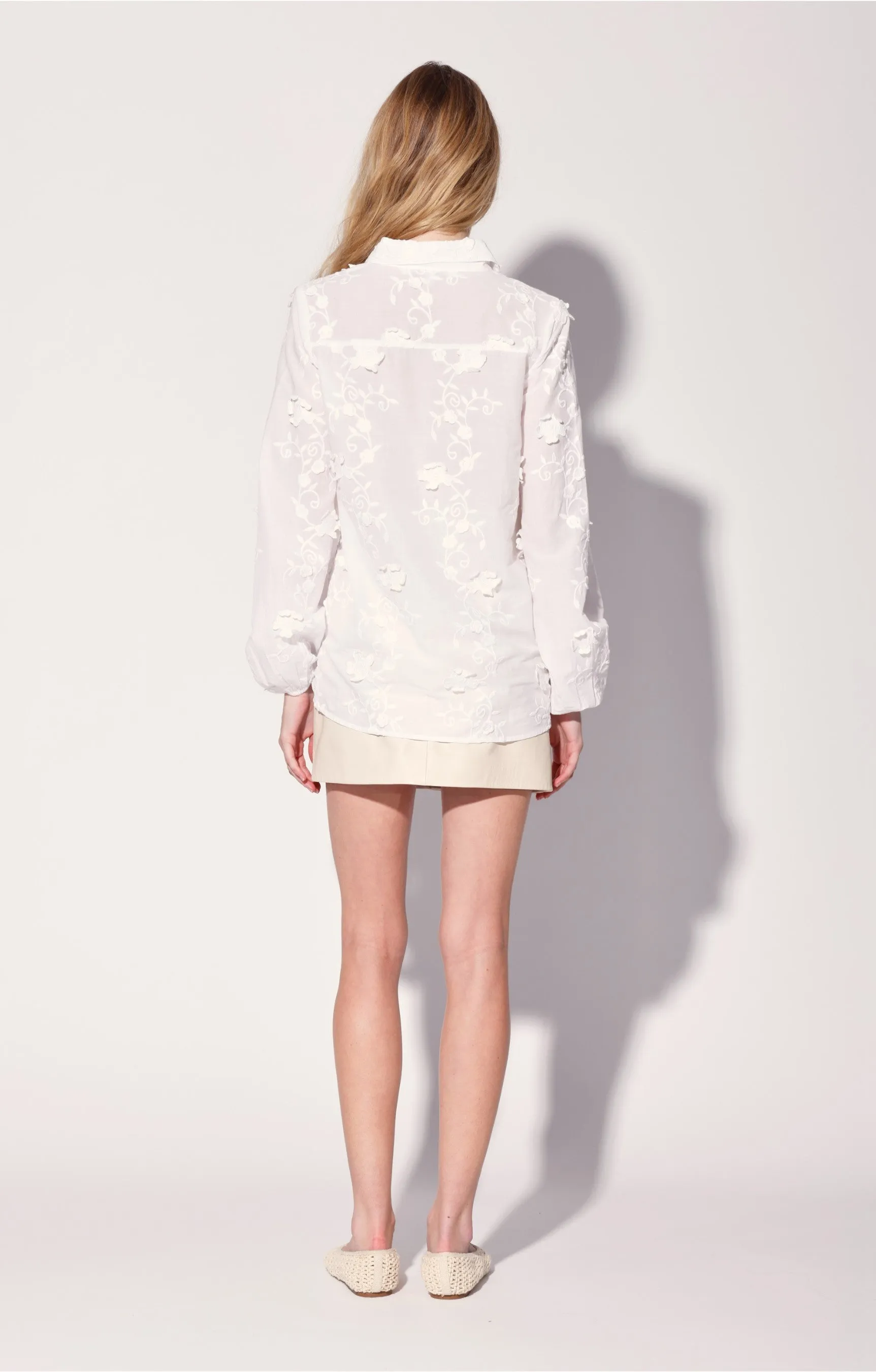 Kyla Top, Clematis Embroidery sold by Walter Baker product image thumbnail 4