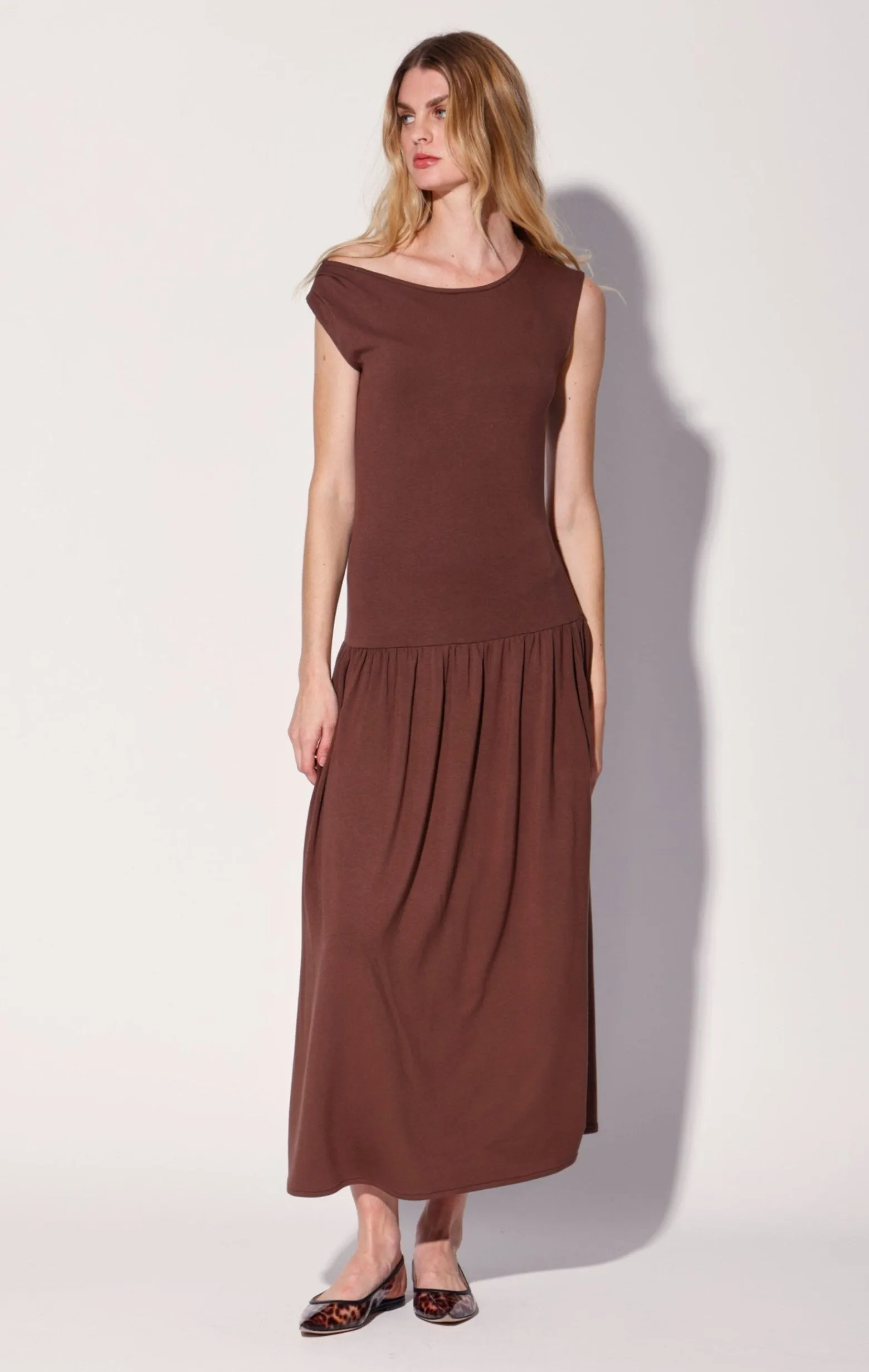 Fatima Dress, Saddle sold by Walter Baker