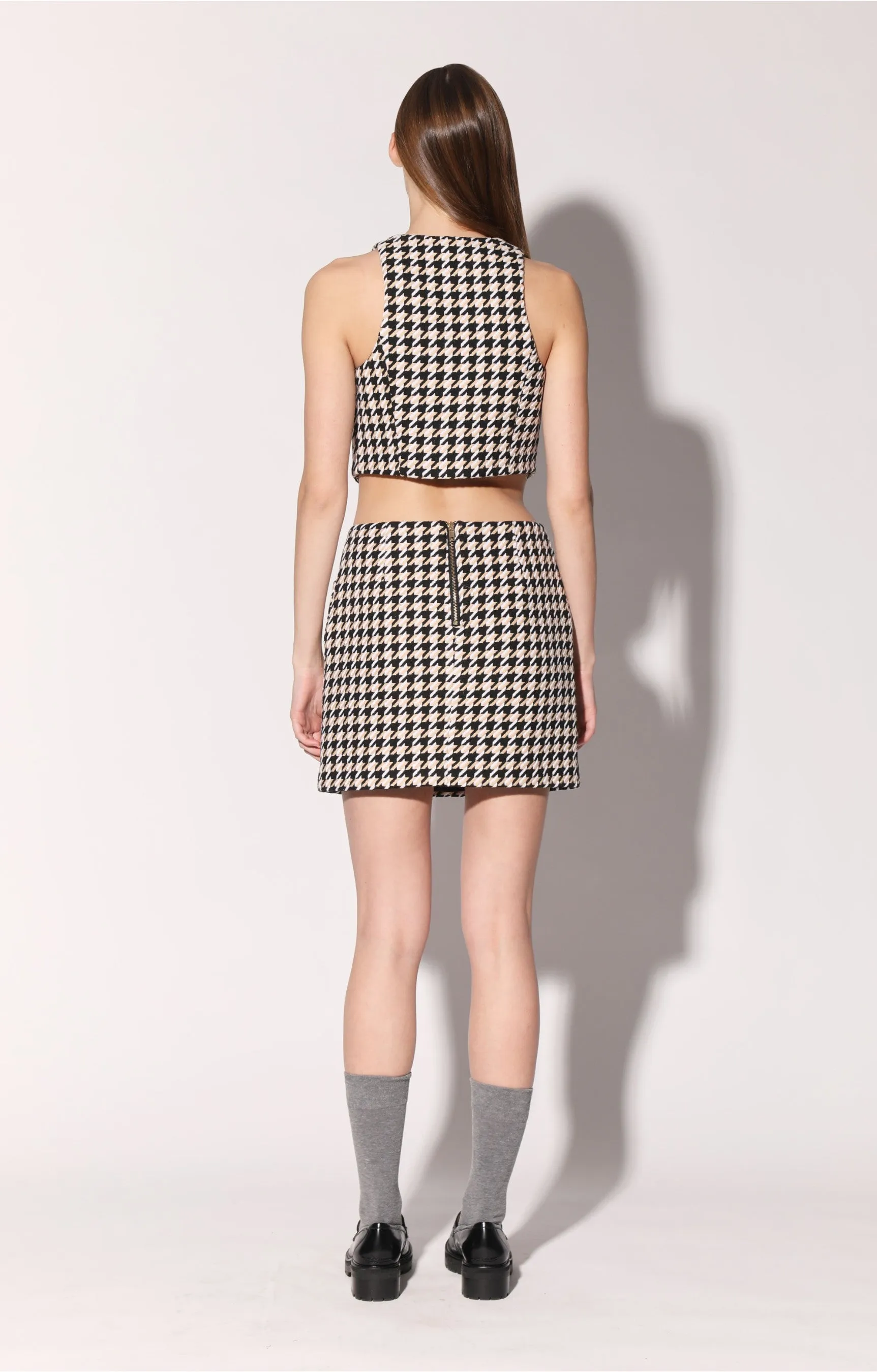 Teagan Skirt, Herald Houndstooth sold by Walter Baker product image thumbnail 4
