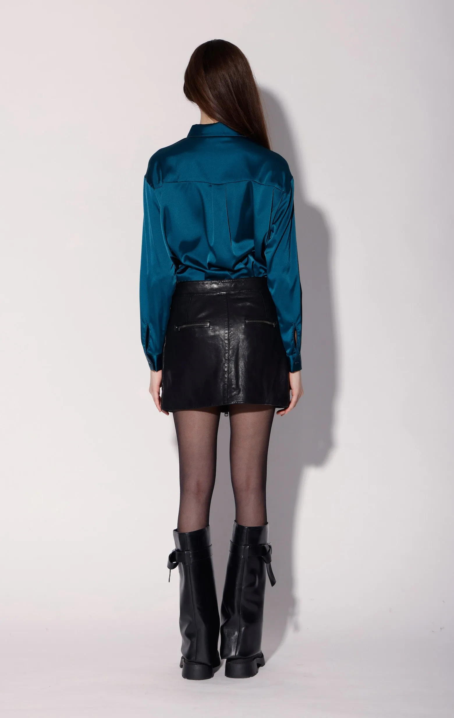 Shirley Skirt, Black - Leather sold by Walter Baker product image thumbnail 4