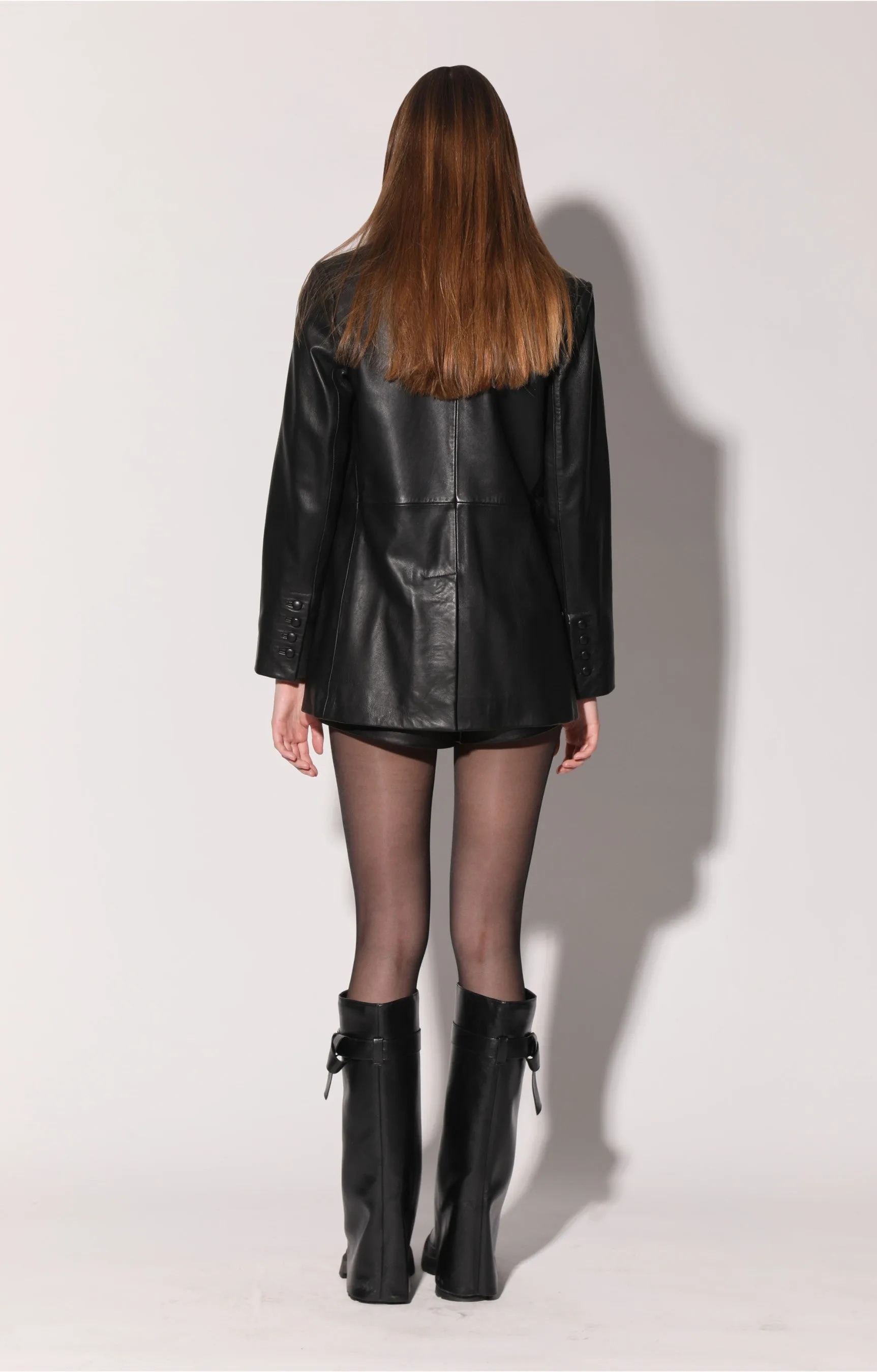 Mia Blazer, Black - Leather sold by Walter Baker product image thumbnail 4
