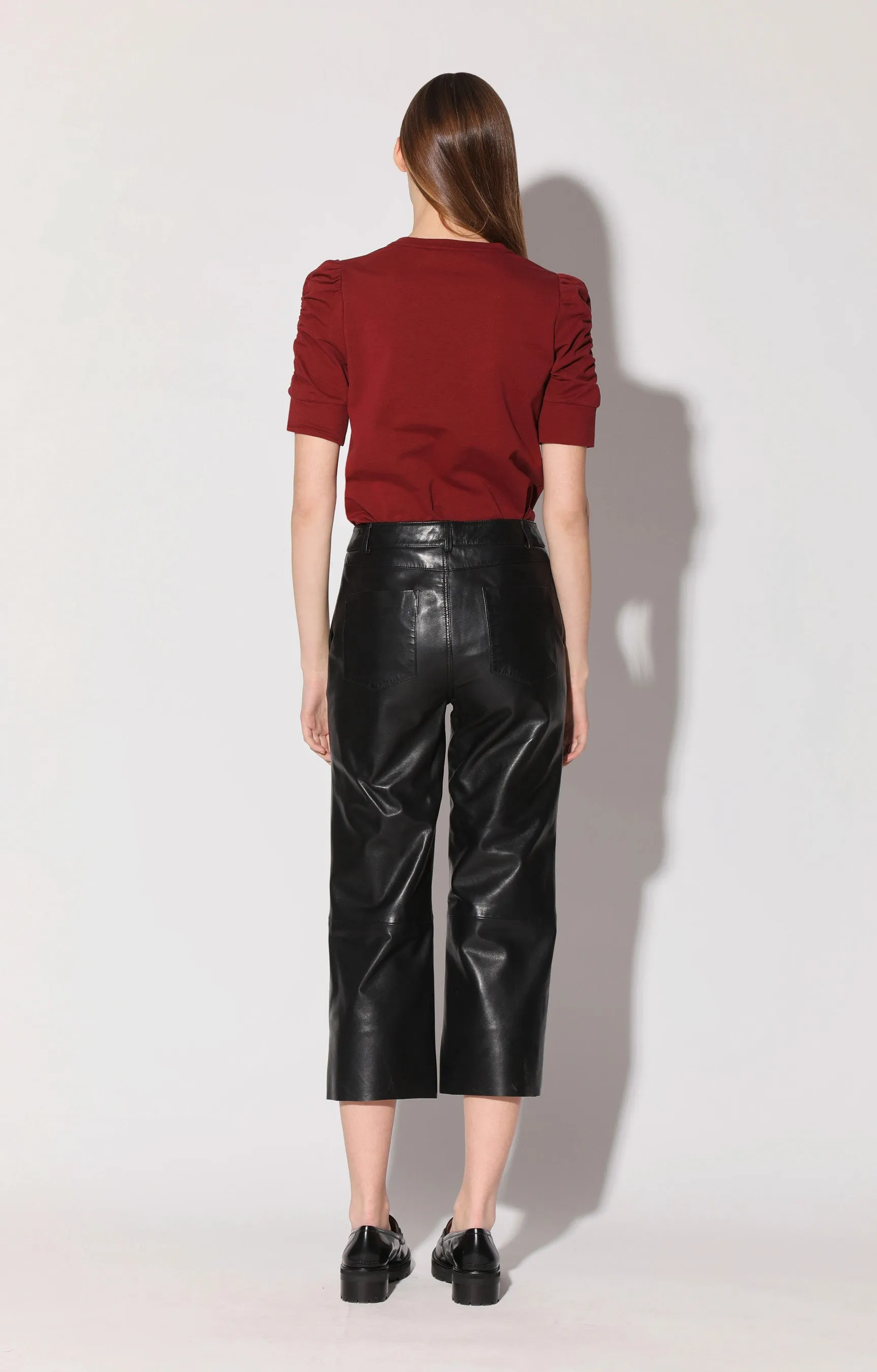 Venice Pant, Black - Leather sold by Walter Baker product image thumbnail 3