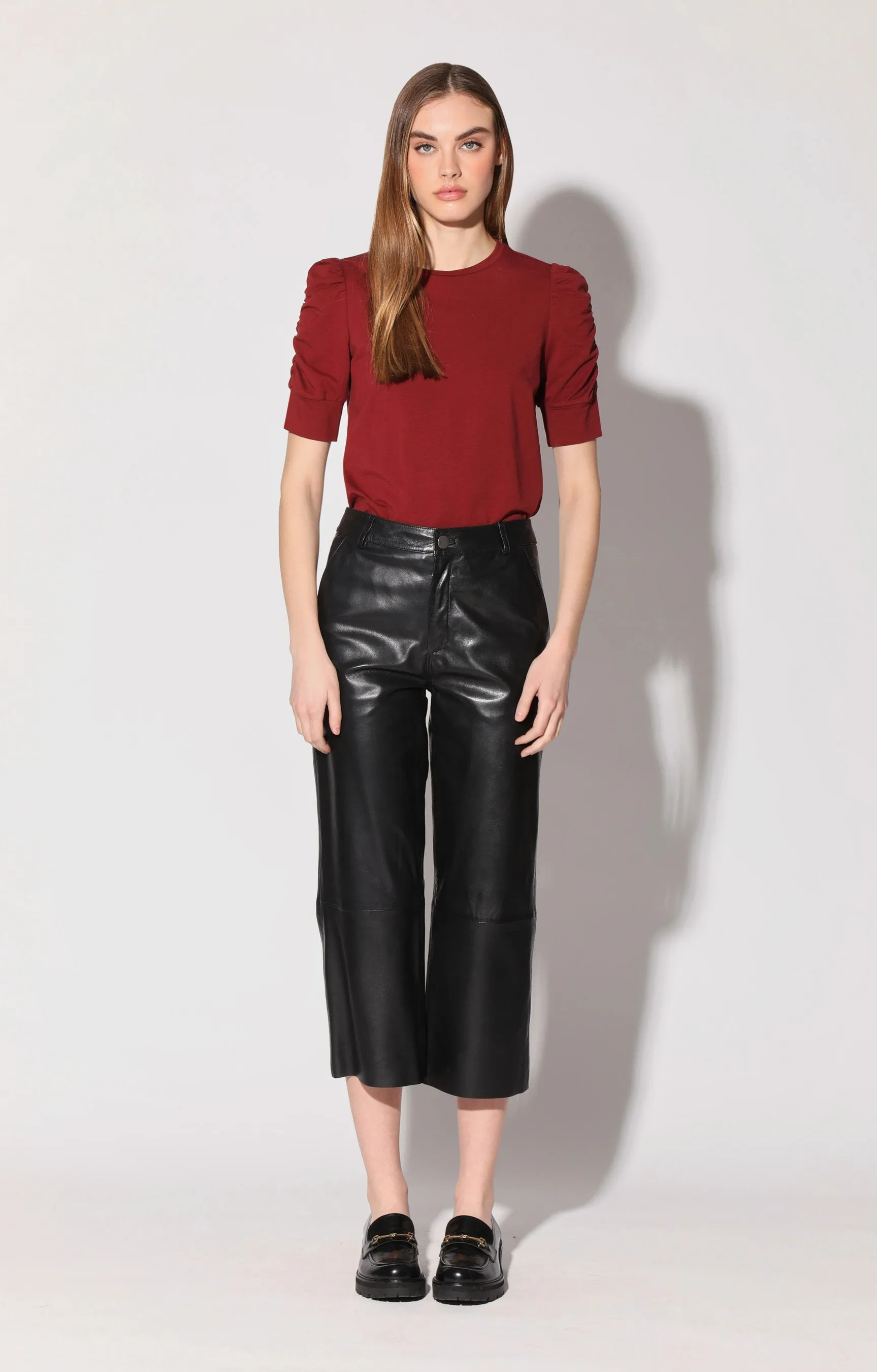 Venice Pant, Black - Leather sold by Walter Baker