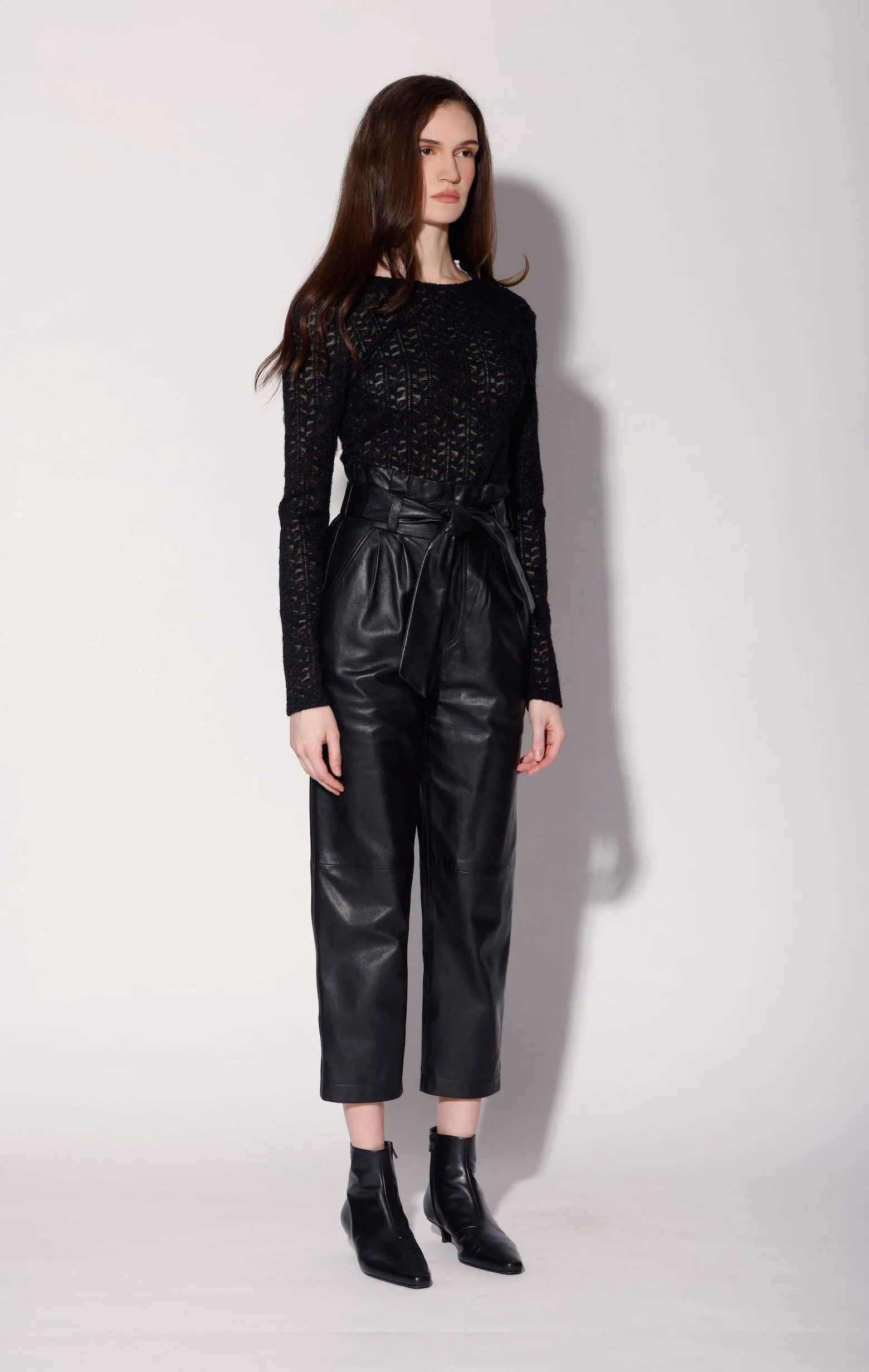 Maggie Pant, Black - Leather sold by Walter Baker product image thumbnail 3