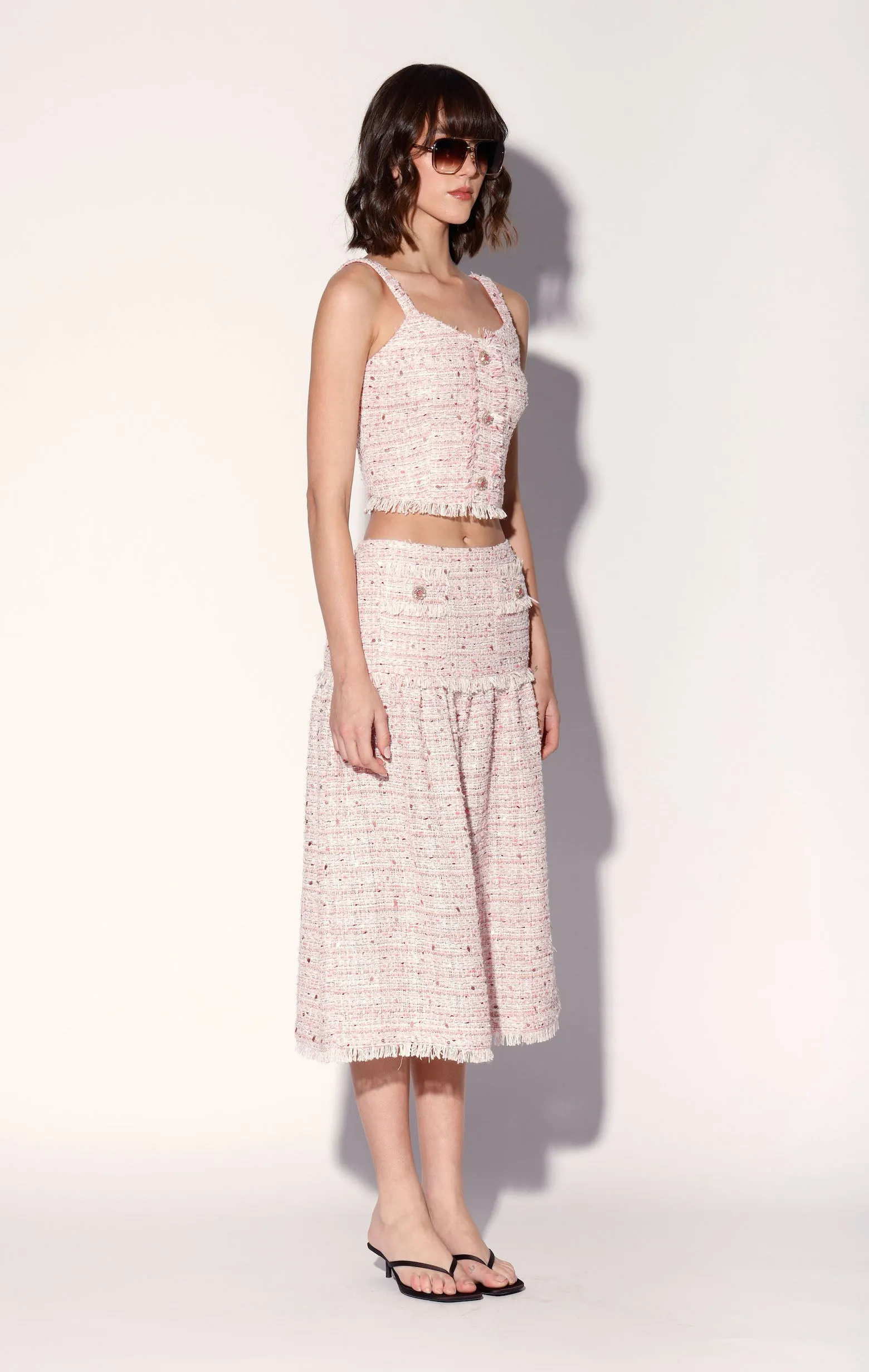 Aria Top, Blossom Tweed sold by Walter Baker product image thumbnail 3