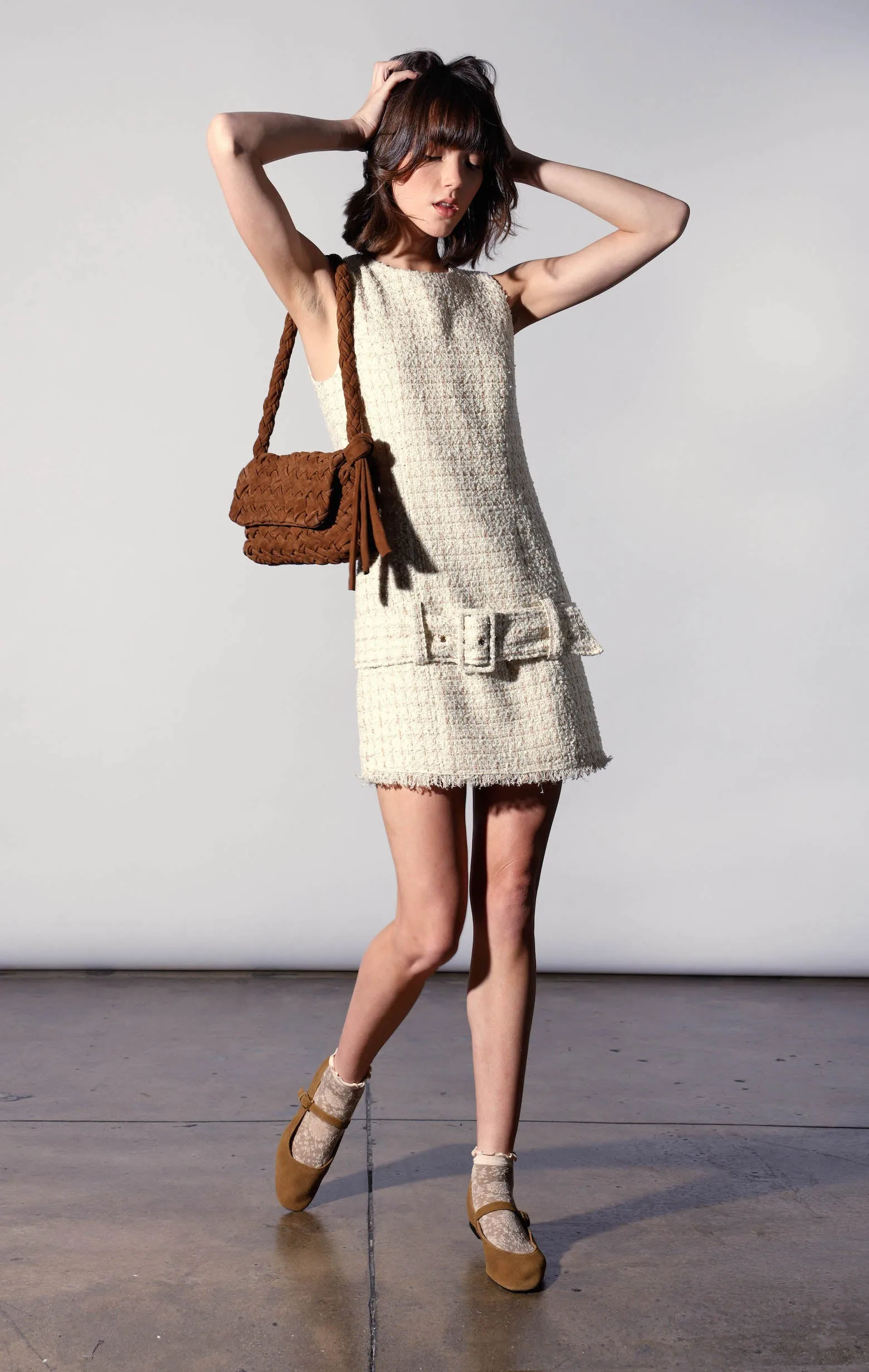 Vanna Dress, Sahara Tweed sold by Walter Baker product image thumbnail 2