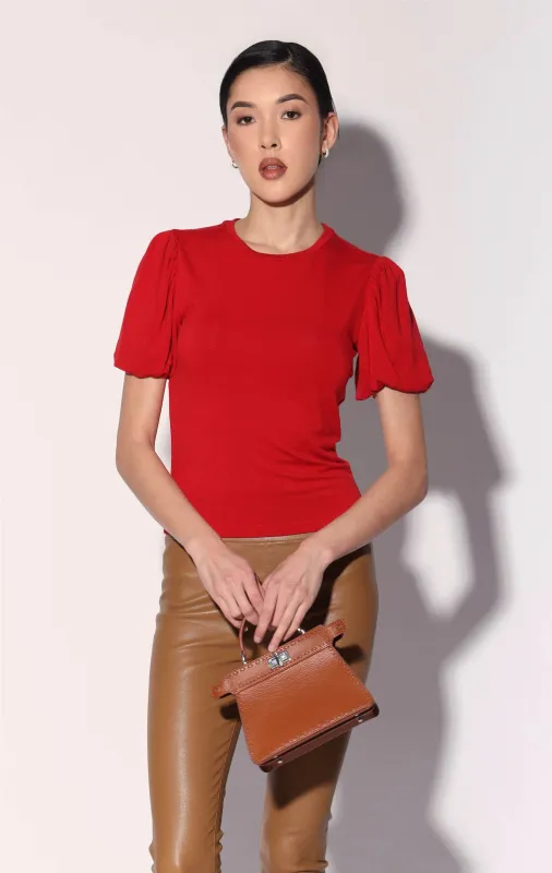 Shelly Top, Red (Fall 2026) made by Walter Baker