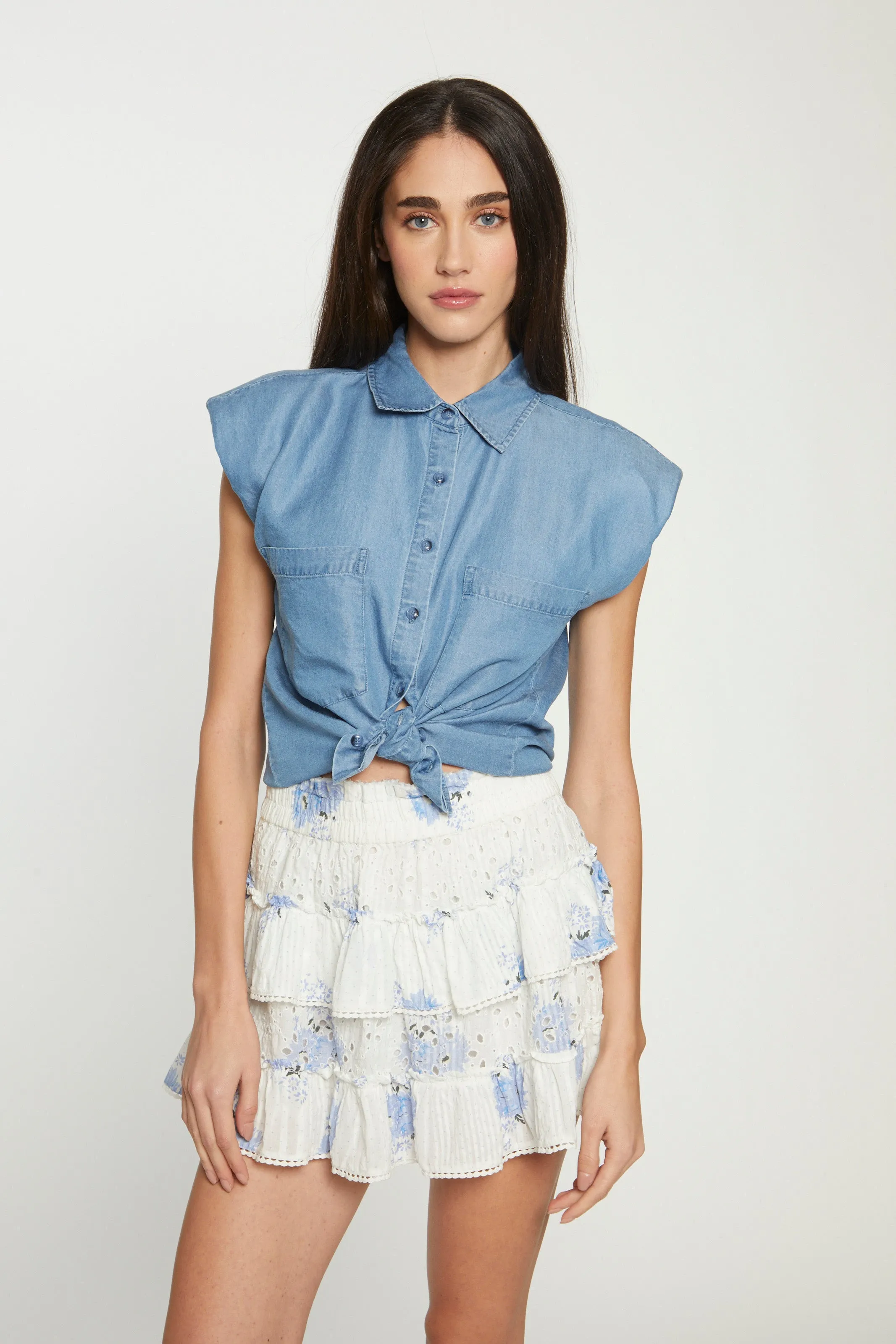 Donatella Top, Medium Wash sold by Walter Baker product image thumbnail 2