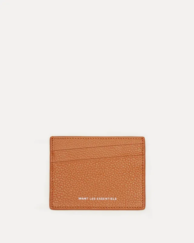 Branson Pebble-Grained Leather Cardholder sold by WANT Les Essentiels
