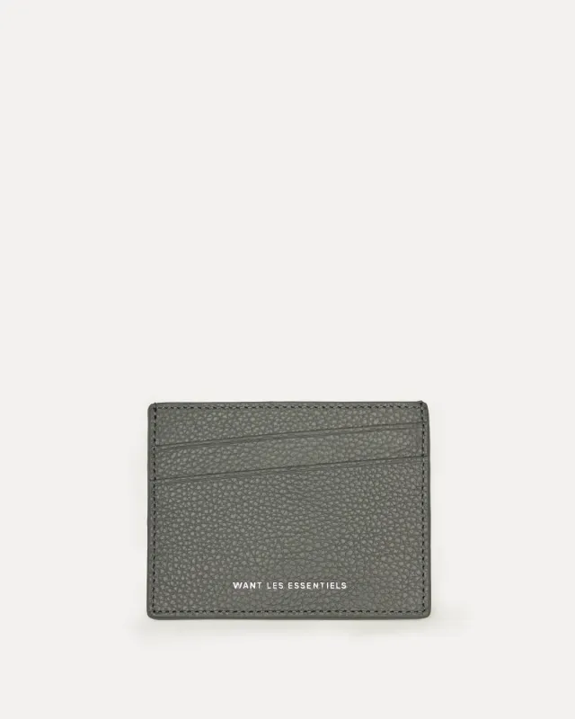 Branson Pebble-Grained Leather Cardholder sold by WANT Les Essentiels