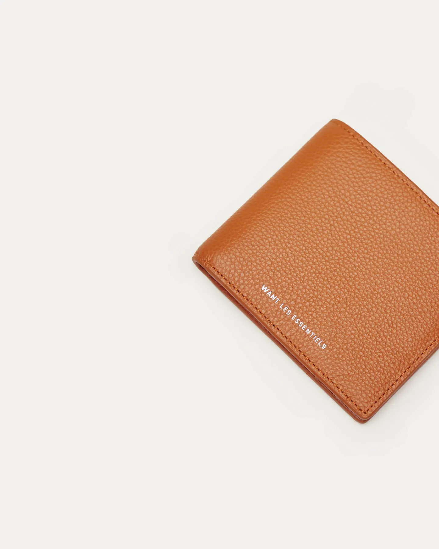 Benin Pebble-Grained Leather Bi-fold Wallet sold by WANT Les Essentiels product image thumbnail 4