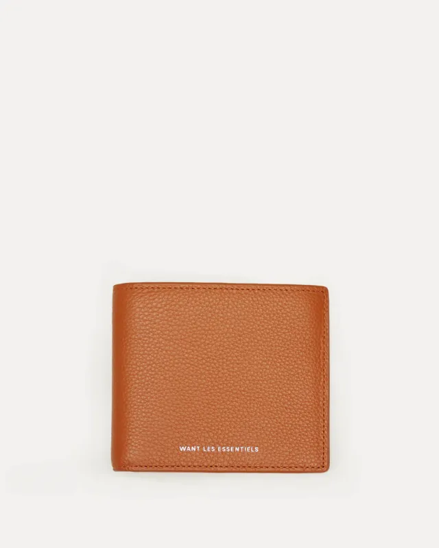 Benin Pebble-Grained Leather Bi-fold Wallet sold by WANT Les Essentiels