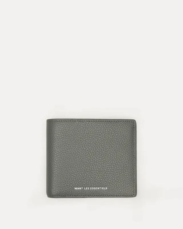 Benin Pebble-Grained Leather Bi-fold Wallet sold by WANT Les Essentiels