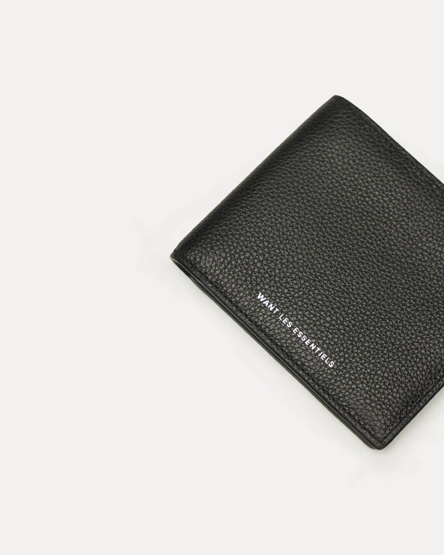 Benin Pebble-Grained Leather Bi-fold Wallet sold by WANT Les Essentiels product image thumbnail 4