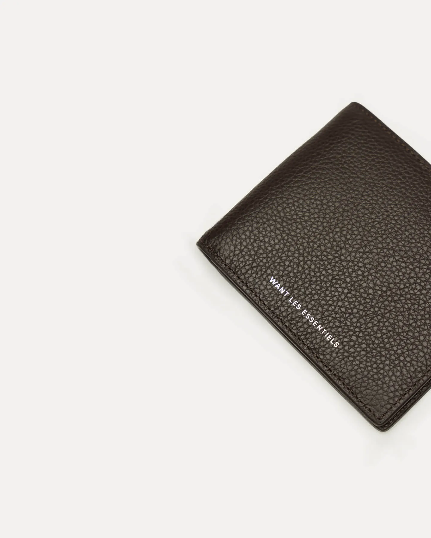Benin Pebble-Grained Leather Bi-fold Wallet sold by WANT Les Essentiels product image thumbnail 4