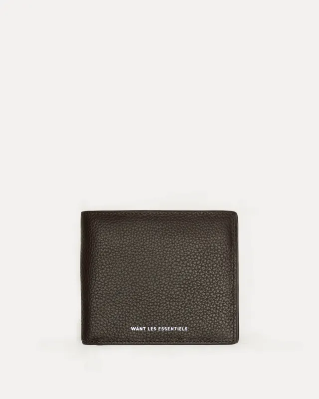 Benin Pebble-Grained Leather Bi-fold Wallet sold by WANT Les Essentiels