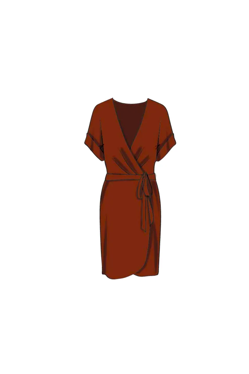 DOLMAN WRAP DRESS sold by Wayf product image thumbnail 3