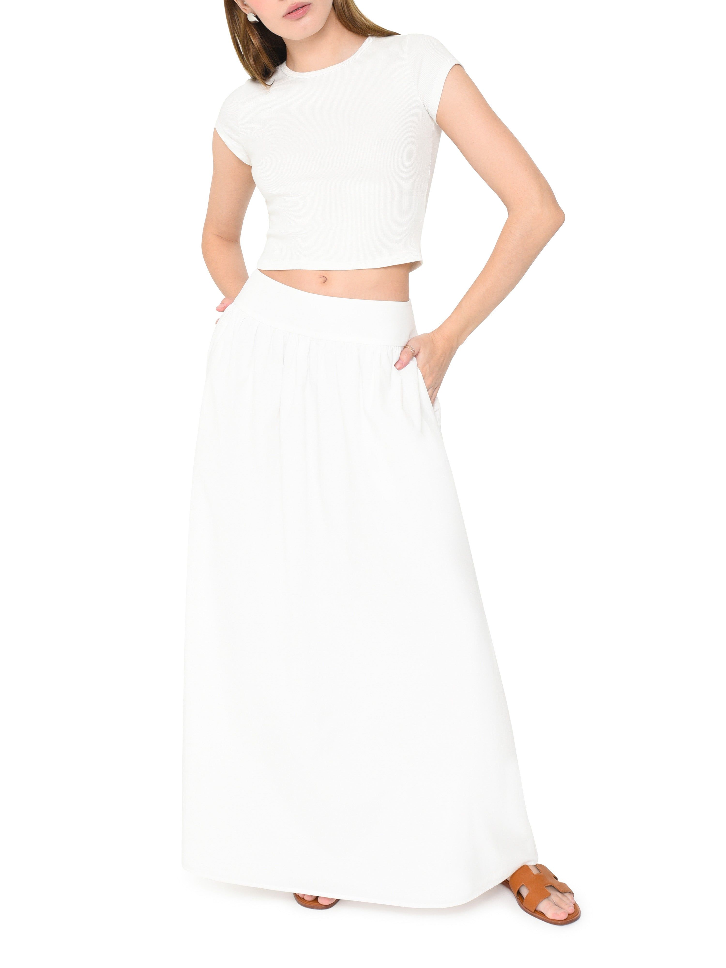 NICOLE MAXI SKIRT sold by Wayf