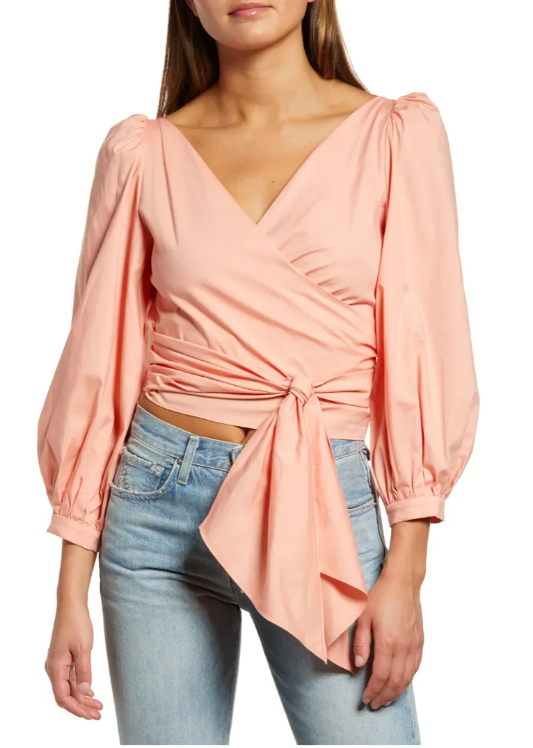 JADA WRAP TOP sold by Wayf product image thumbnail 3